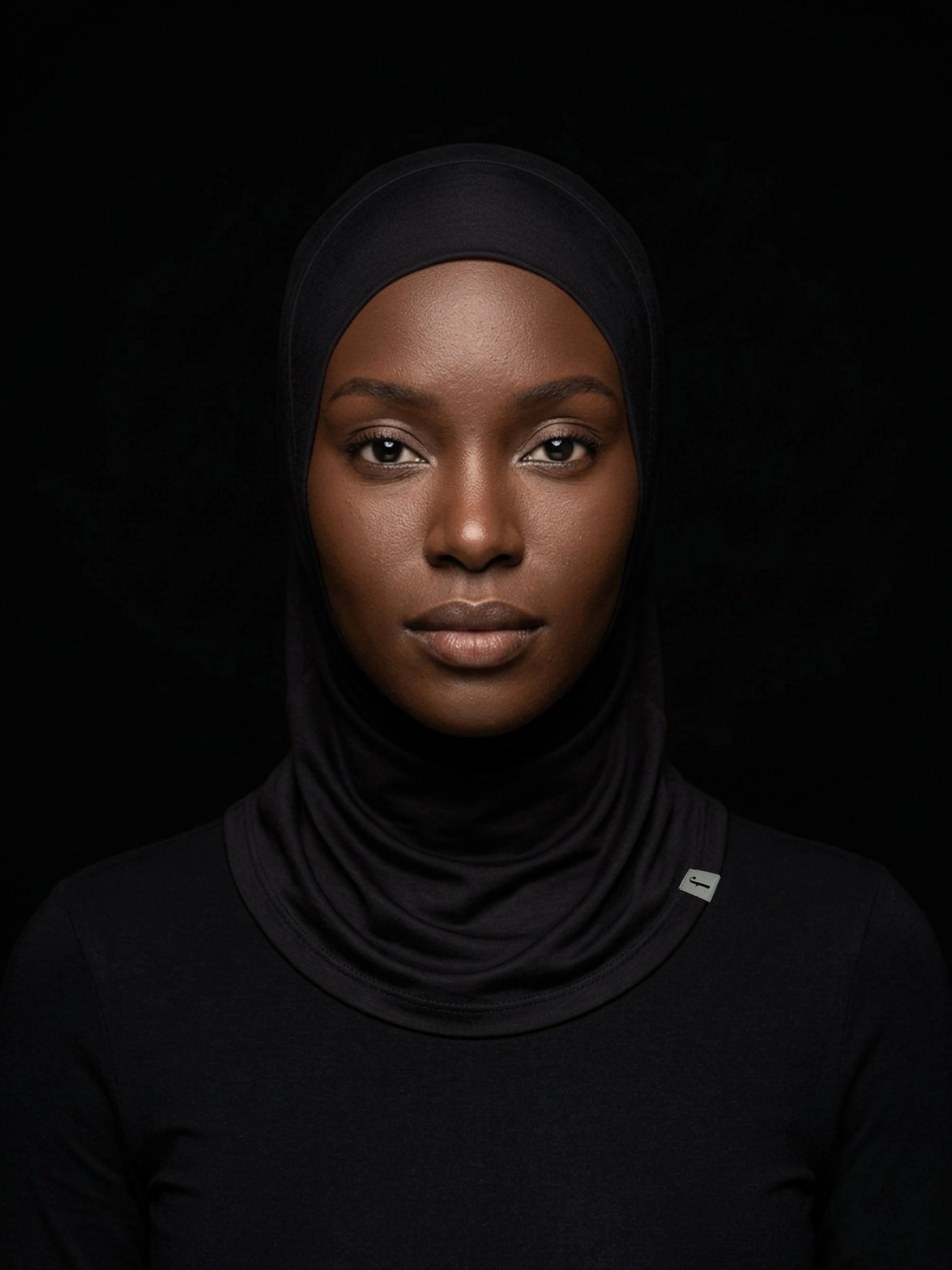 Essential Slip-On Hijab - Black