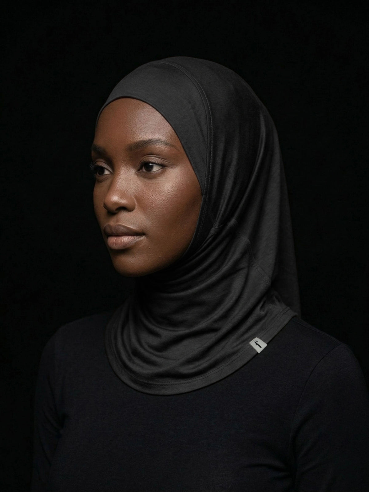 Essential Slip-On Hijab - Dark Grey