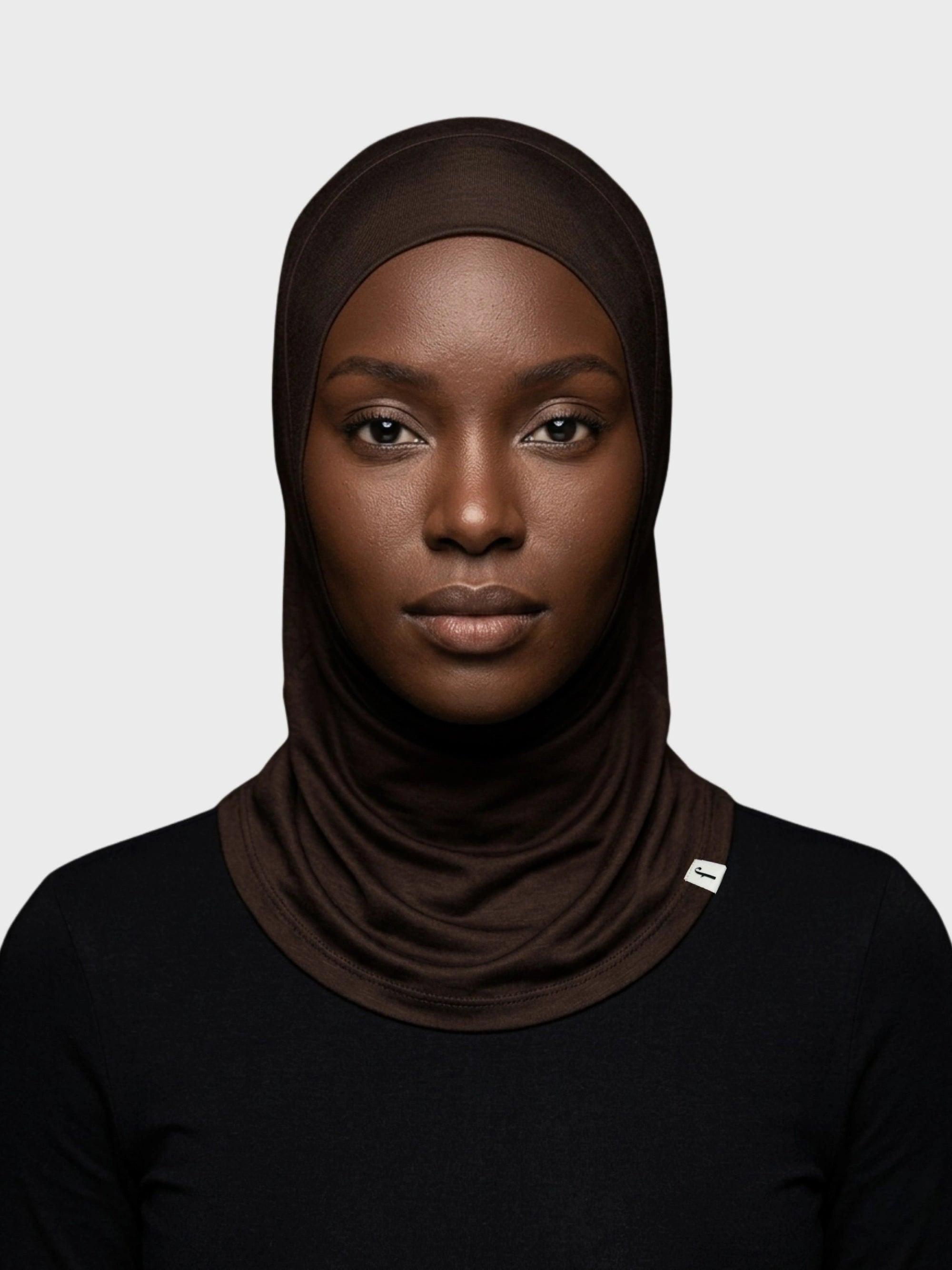Essential Slip-On Hijab - Coffee Bean