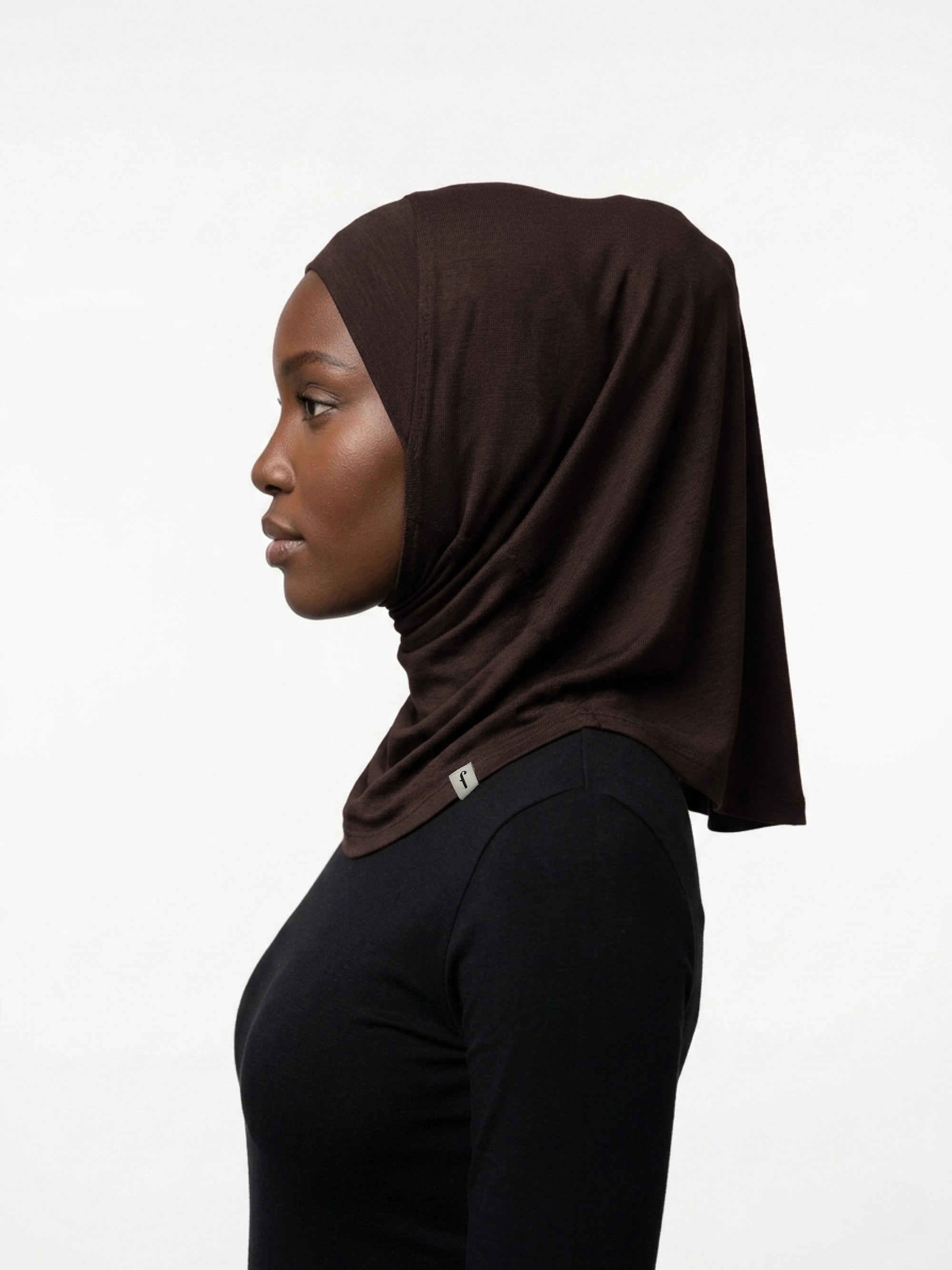 Essential Slip-On Hijab - Coffee Bean