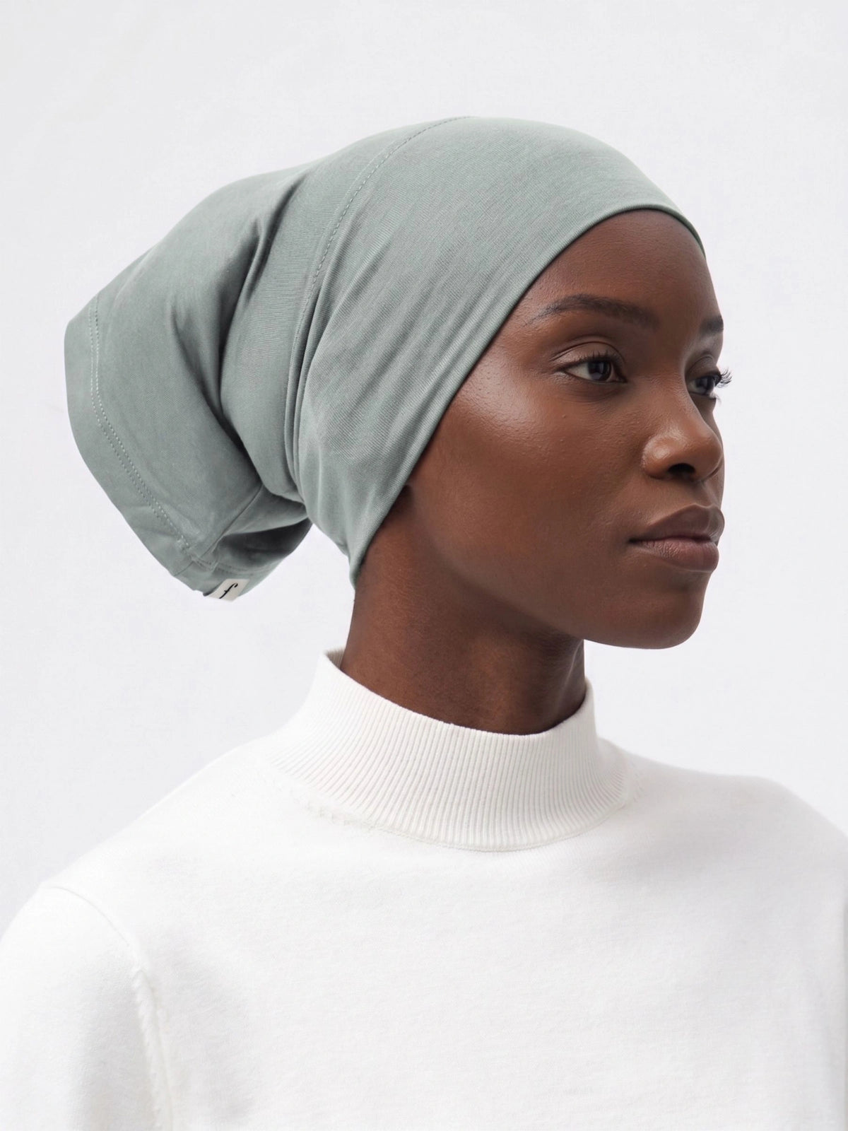 Cotton Tube Underscarf - Soft Mint