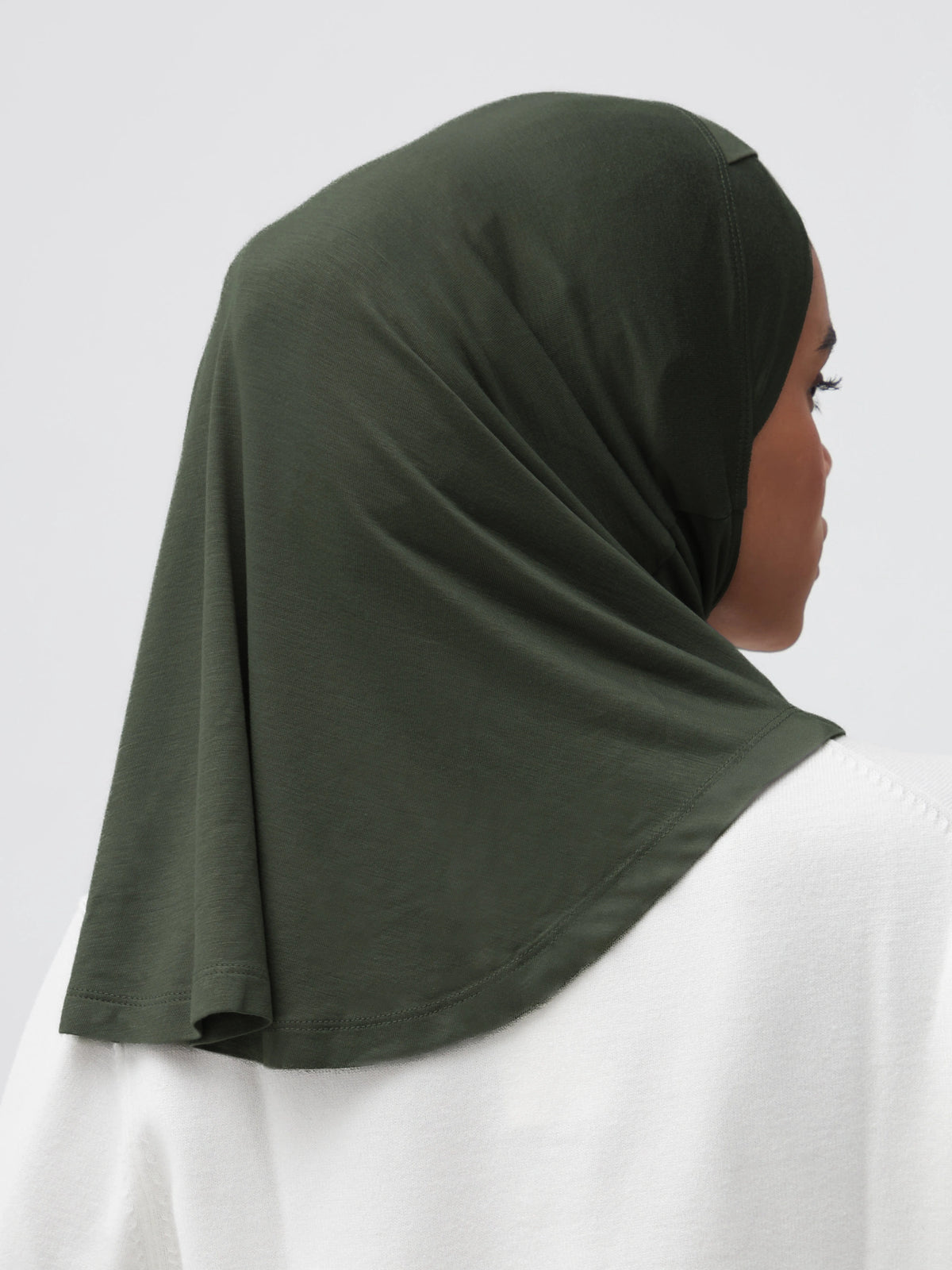 Relaxed Full Cover Underscarf - Khaki