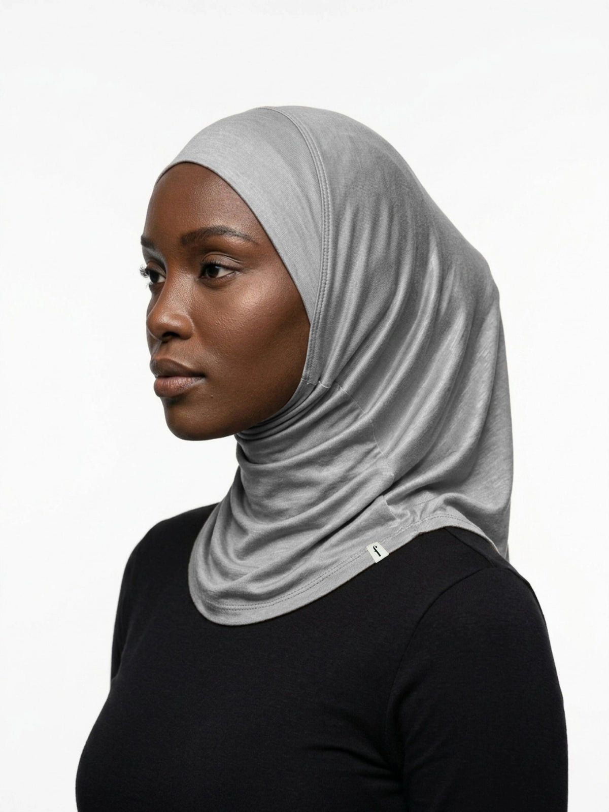 Essential Slip-On Hijab - Silver