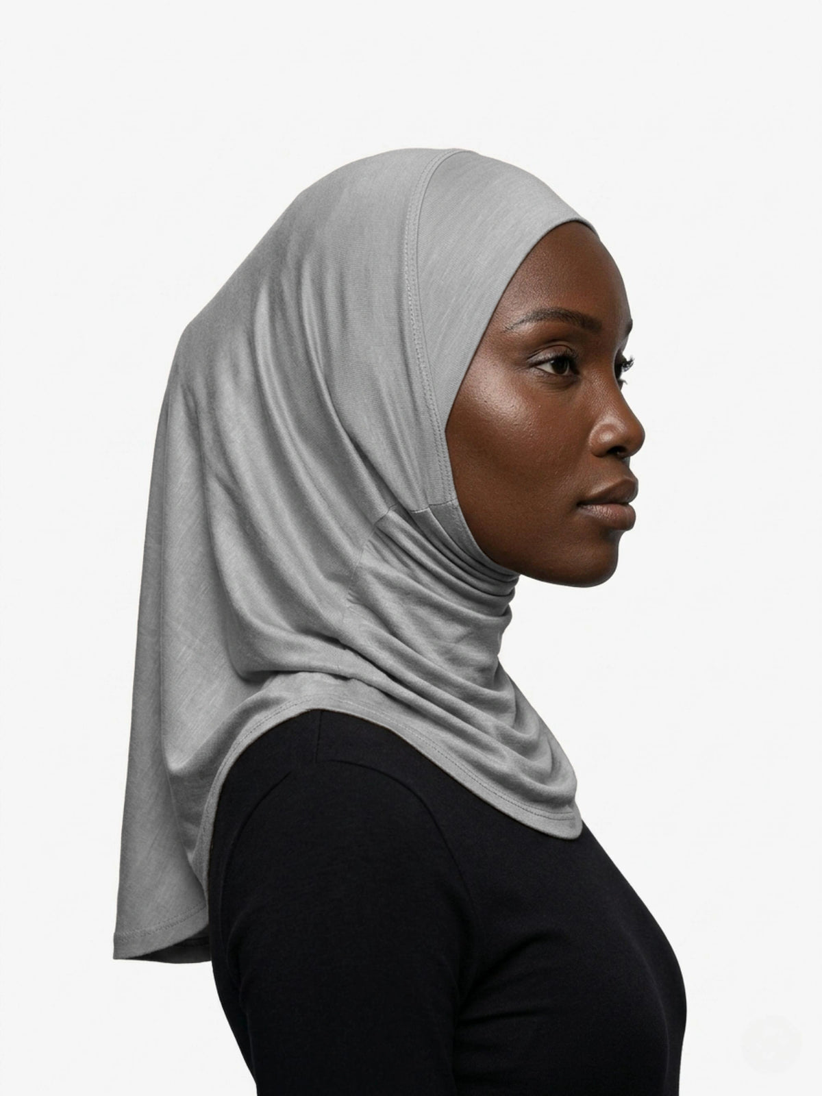 Essential Slip-On Hijab - Silver