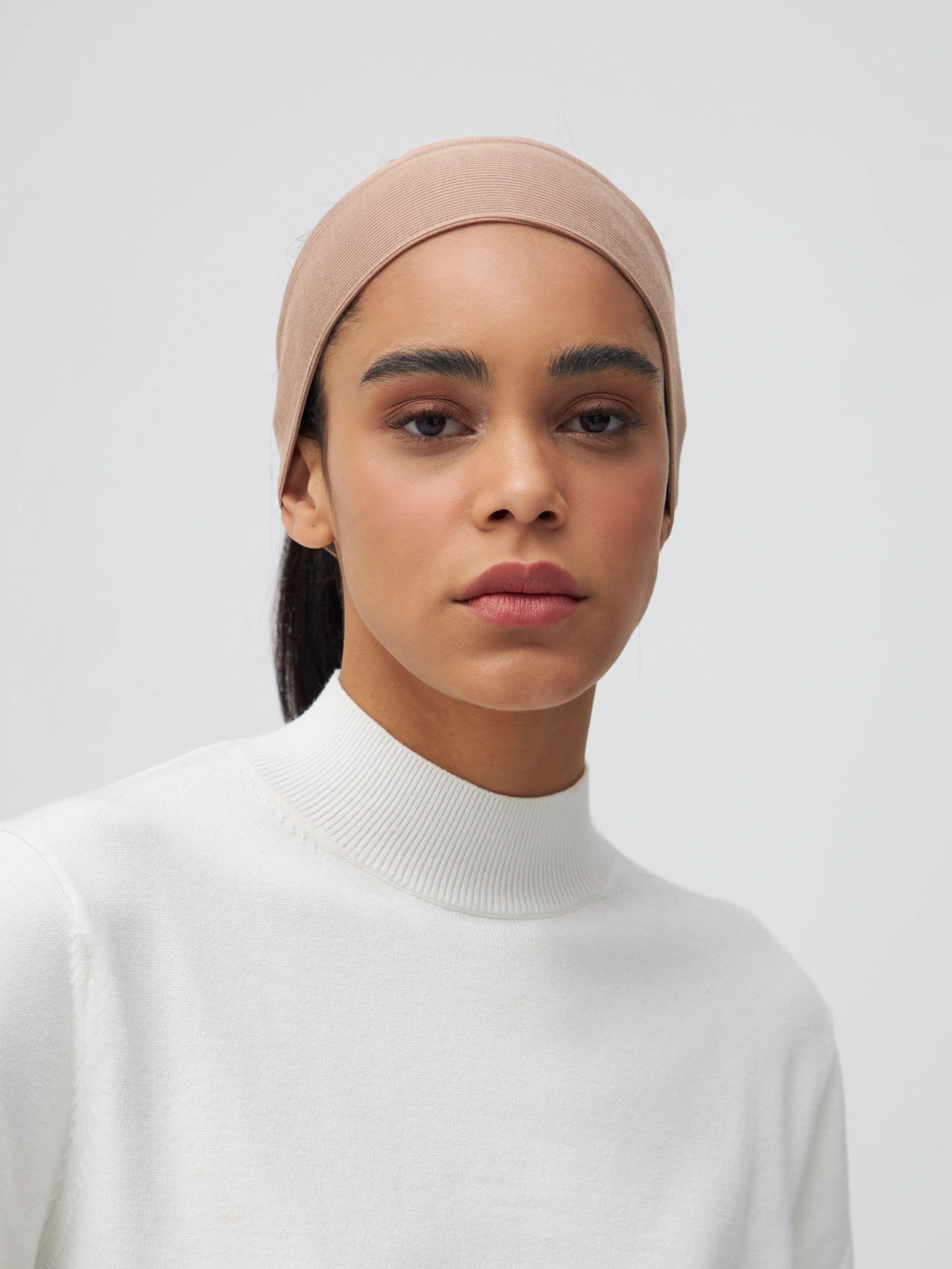 Bandana Ribbed - Warm Stone