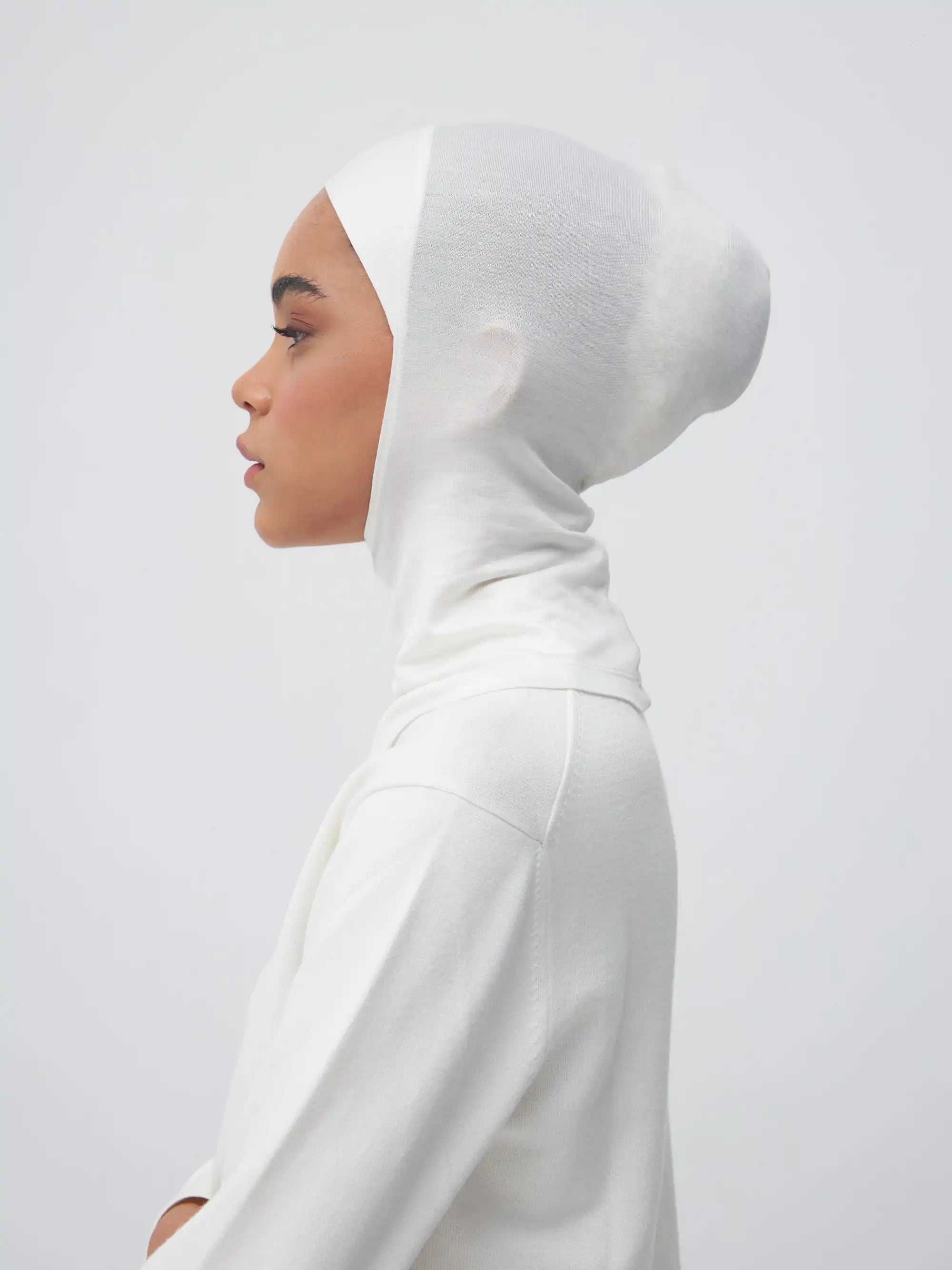 Full Cover Underscarf - Ivory