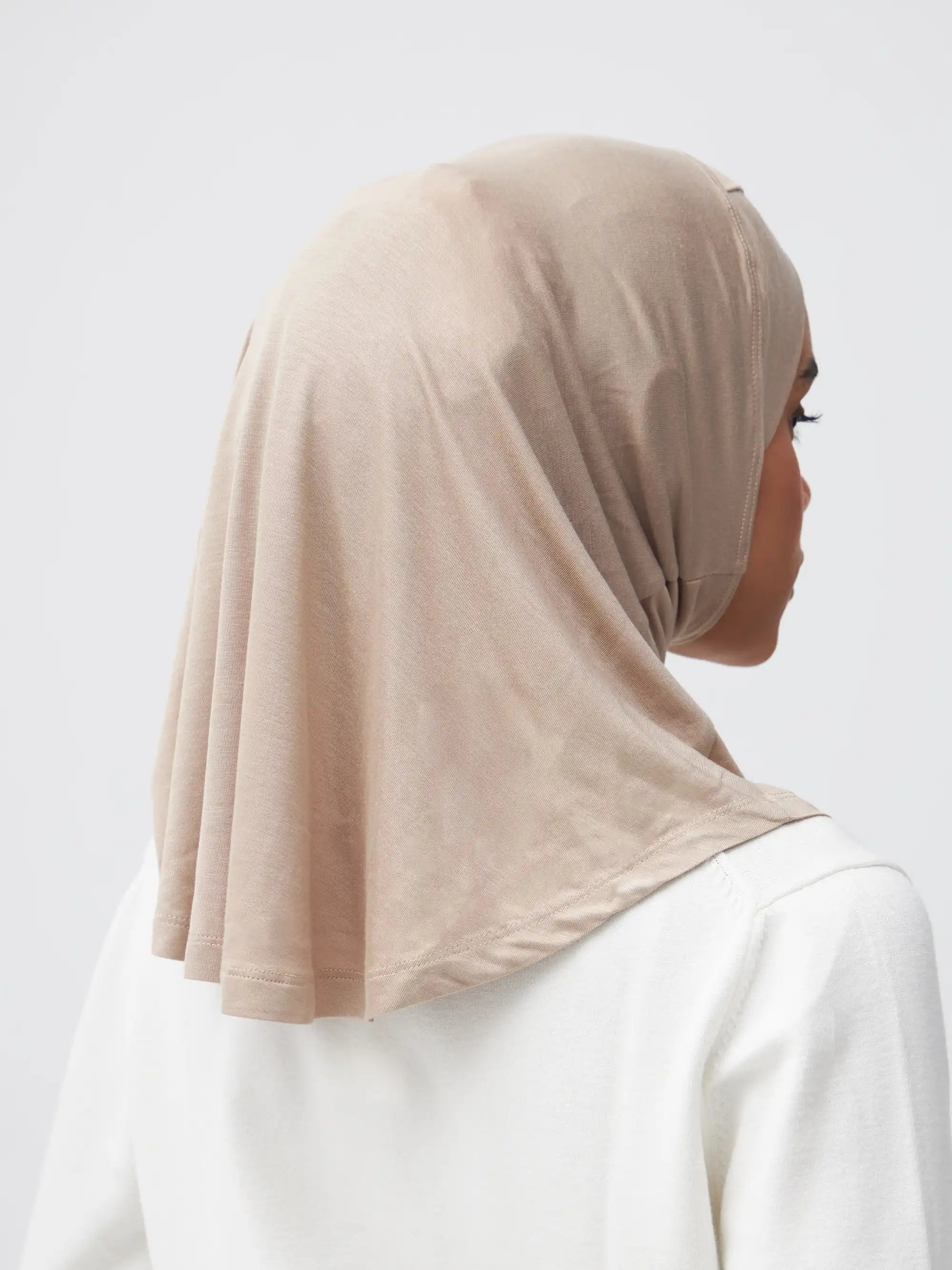 Relaxed Full Cover Underscarf - Warm Sand