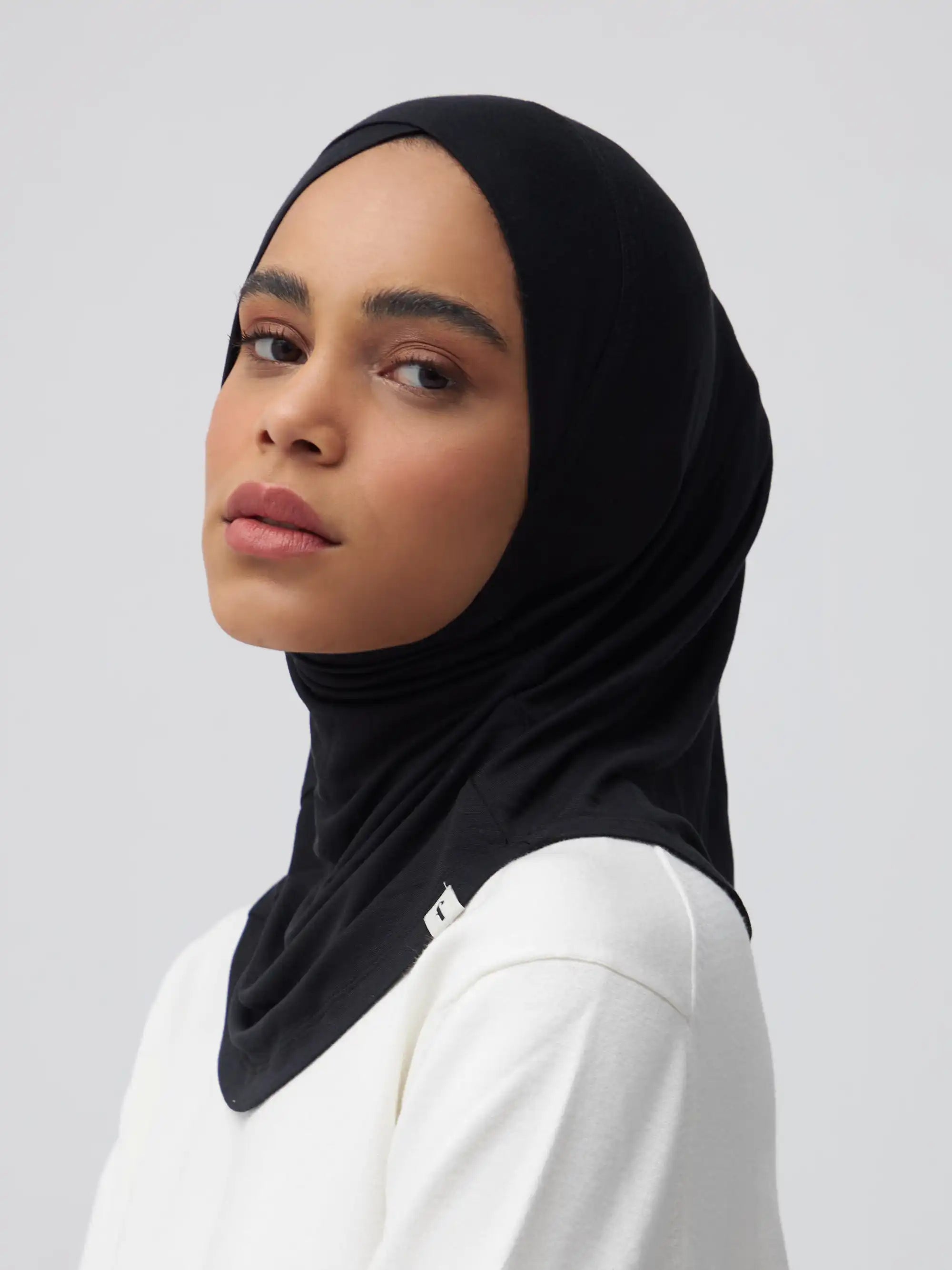 Relaxed Full Cover Underscarf - Black