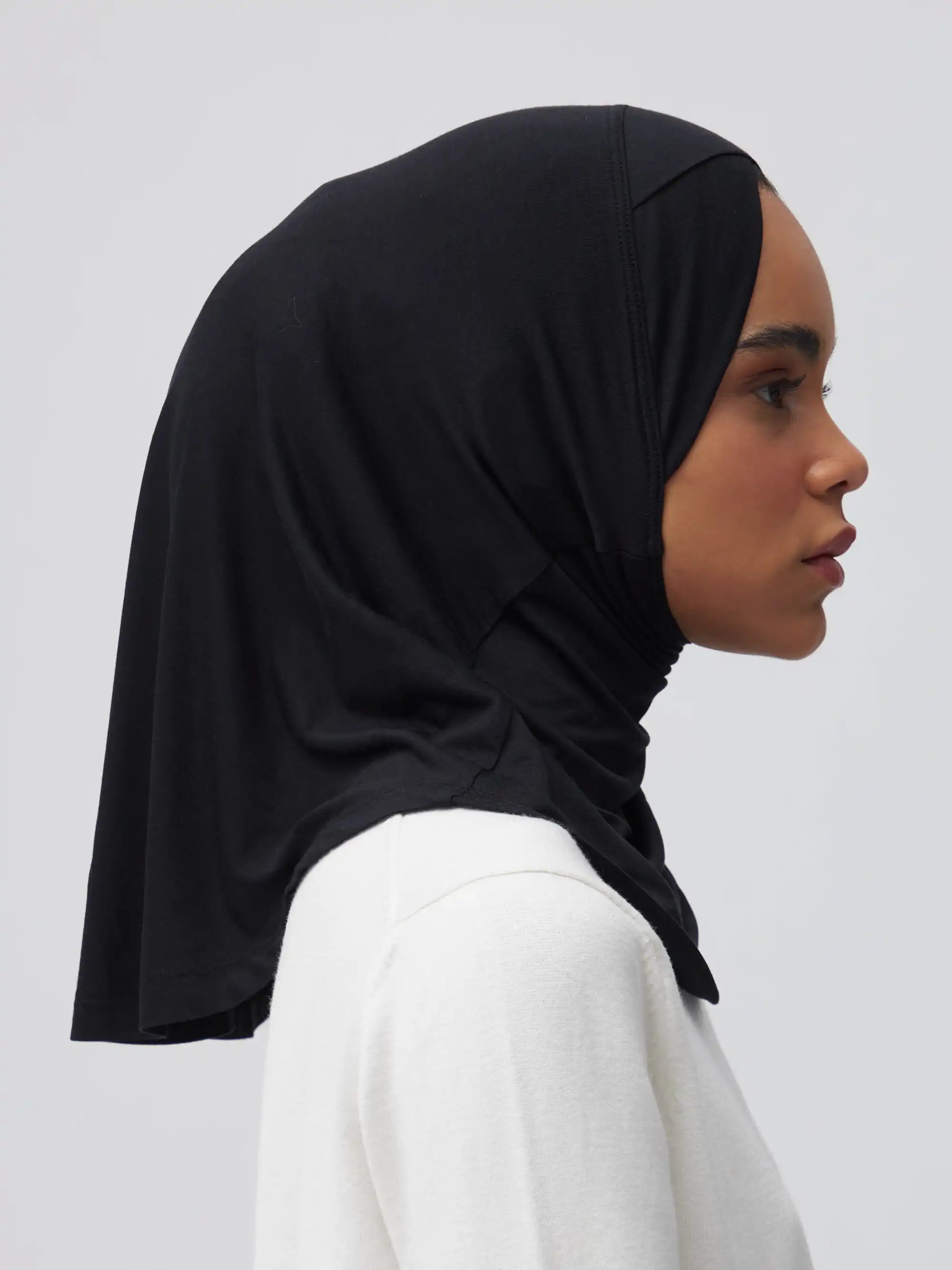 Relaxed Full Cover Underscarf - Black