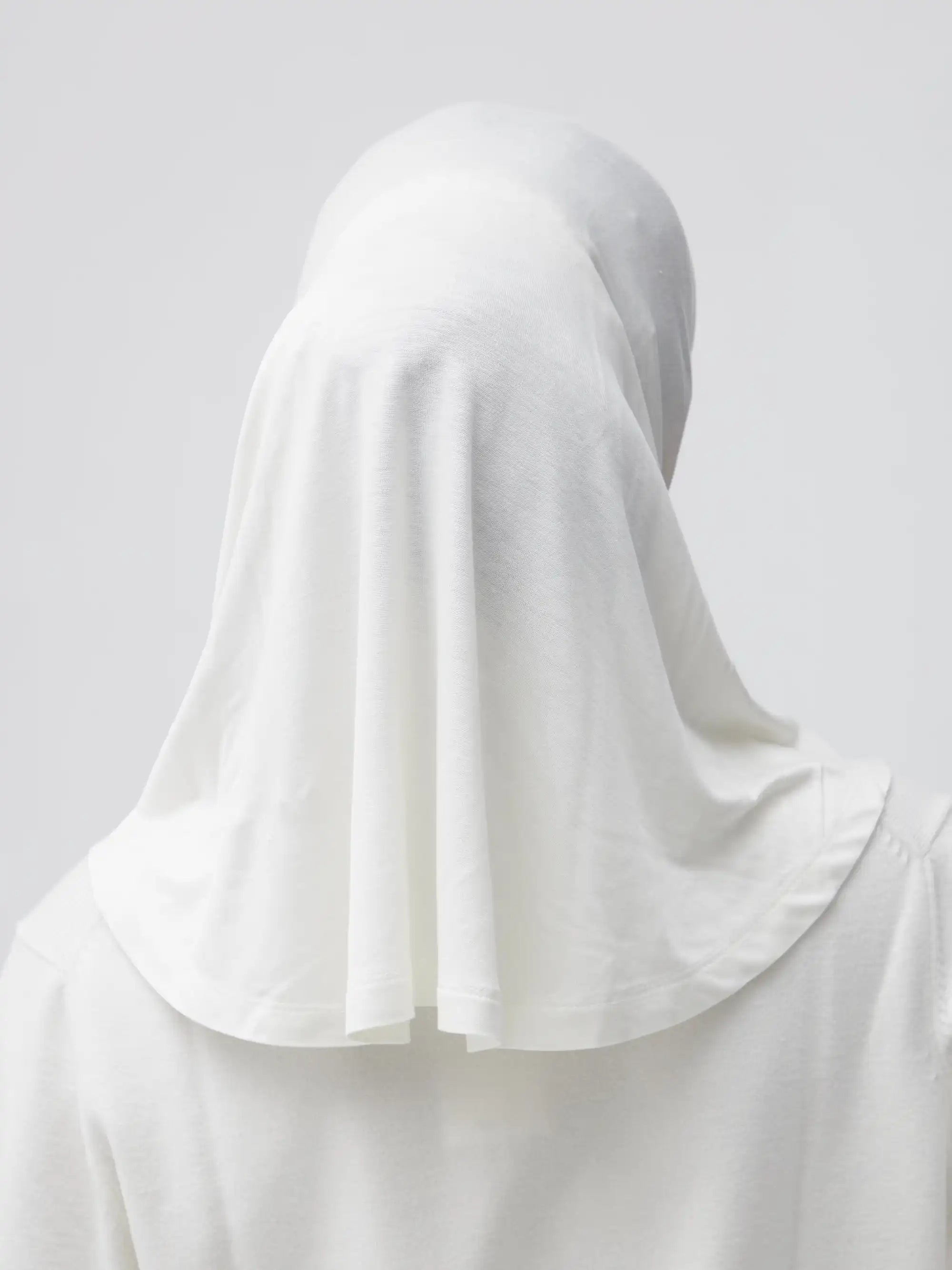 Relaxed Full Cover Underscarf - Ivory