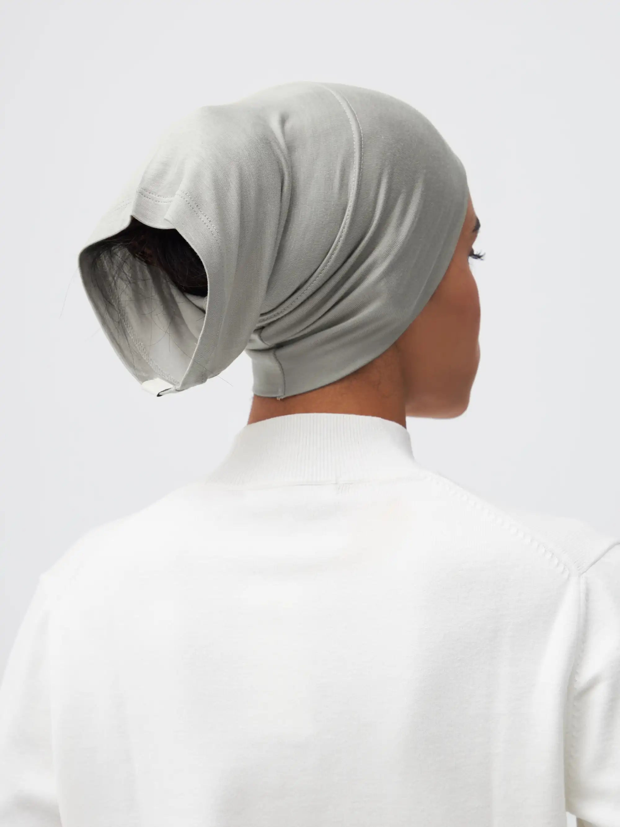 Tube Underscarf - Gray Green