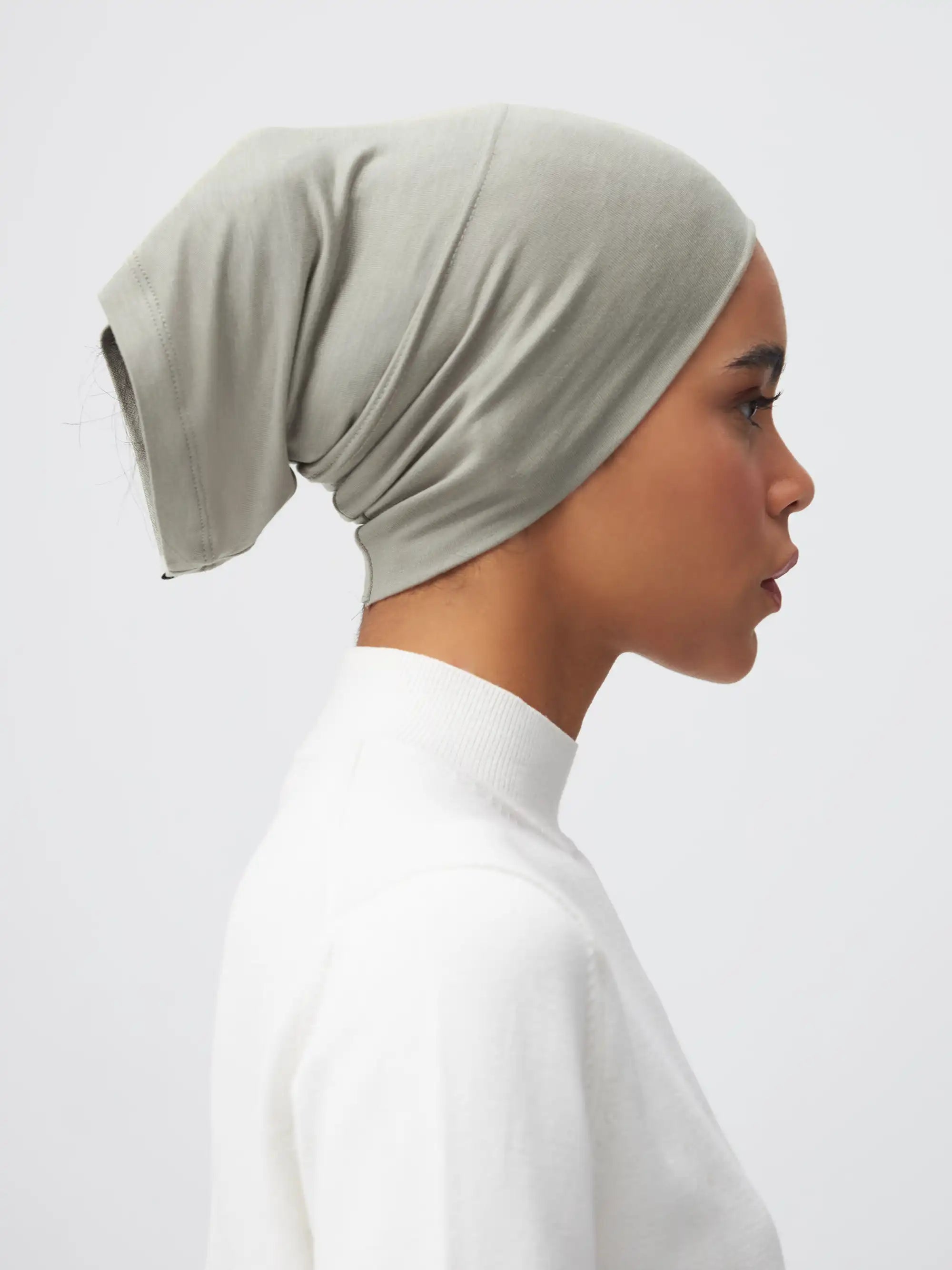 Tube Underscarf - Gray Green