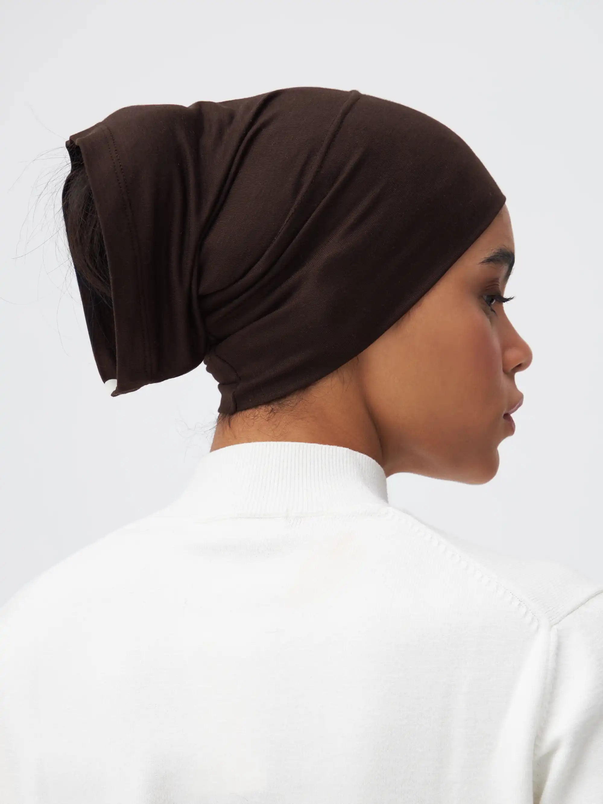 Tube Underscarf - Coffee Bean