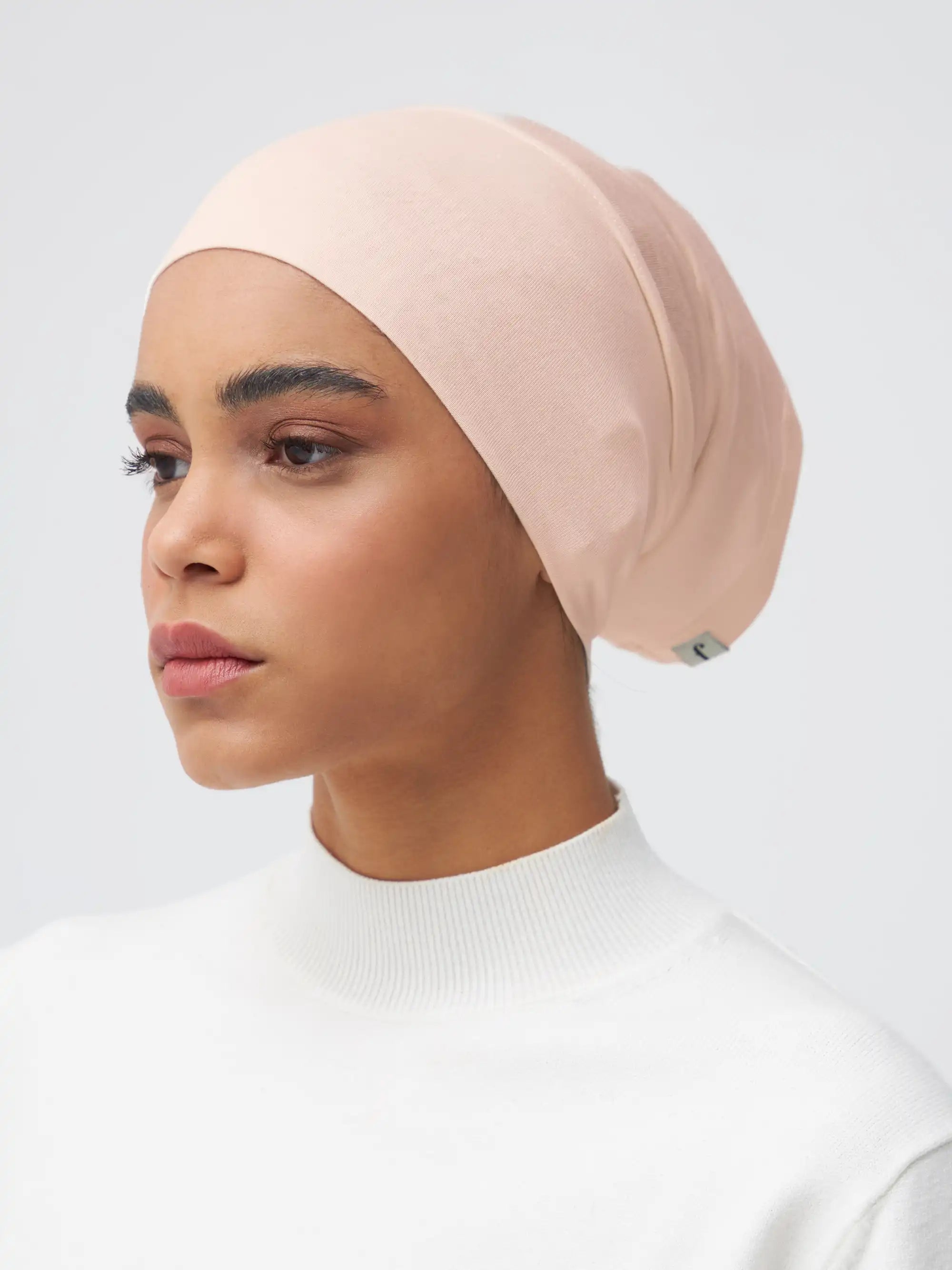 Tube Underscarf - Cream Pink
