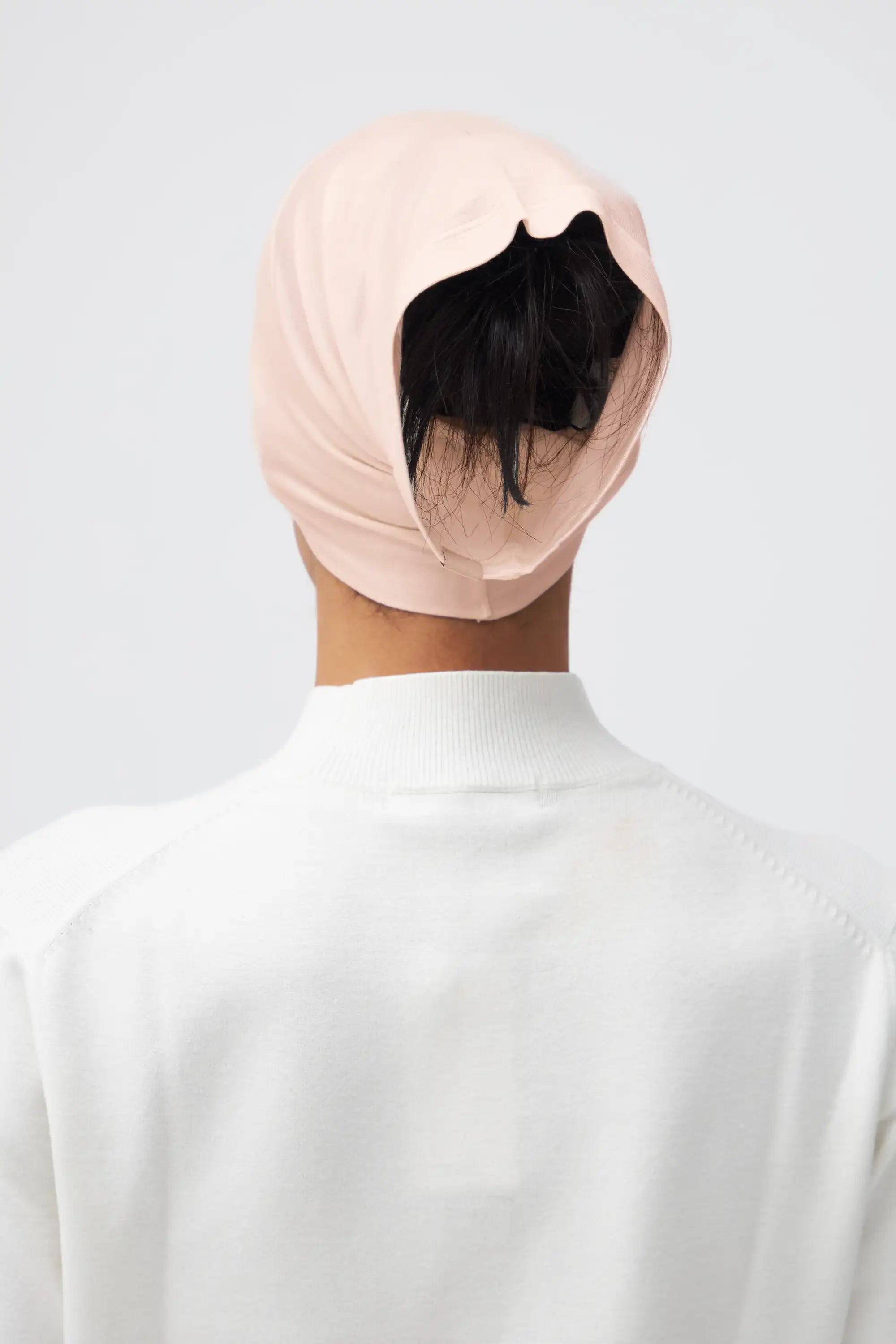 Tube Underscarf - Cream Pink