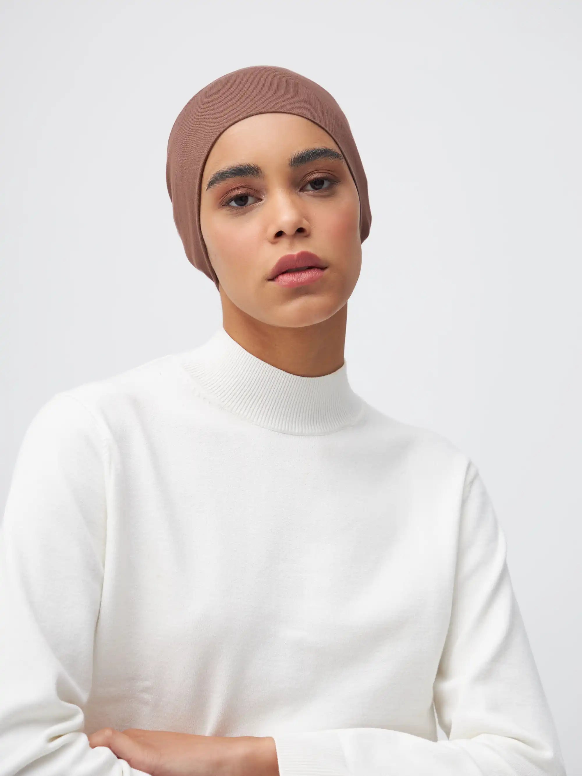 Tube Underscarf - Mocha Mousse