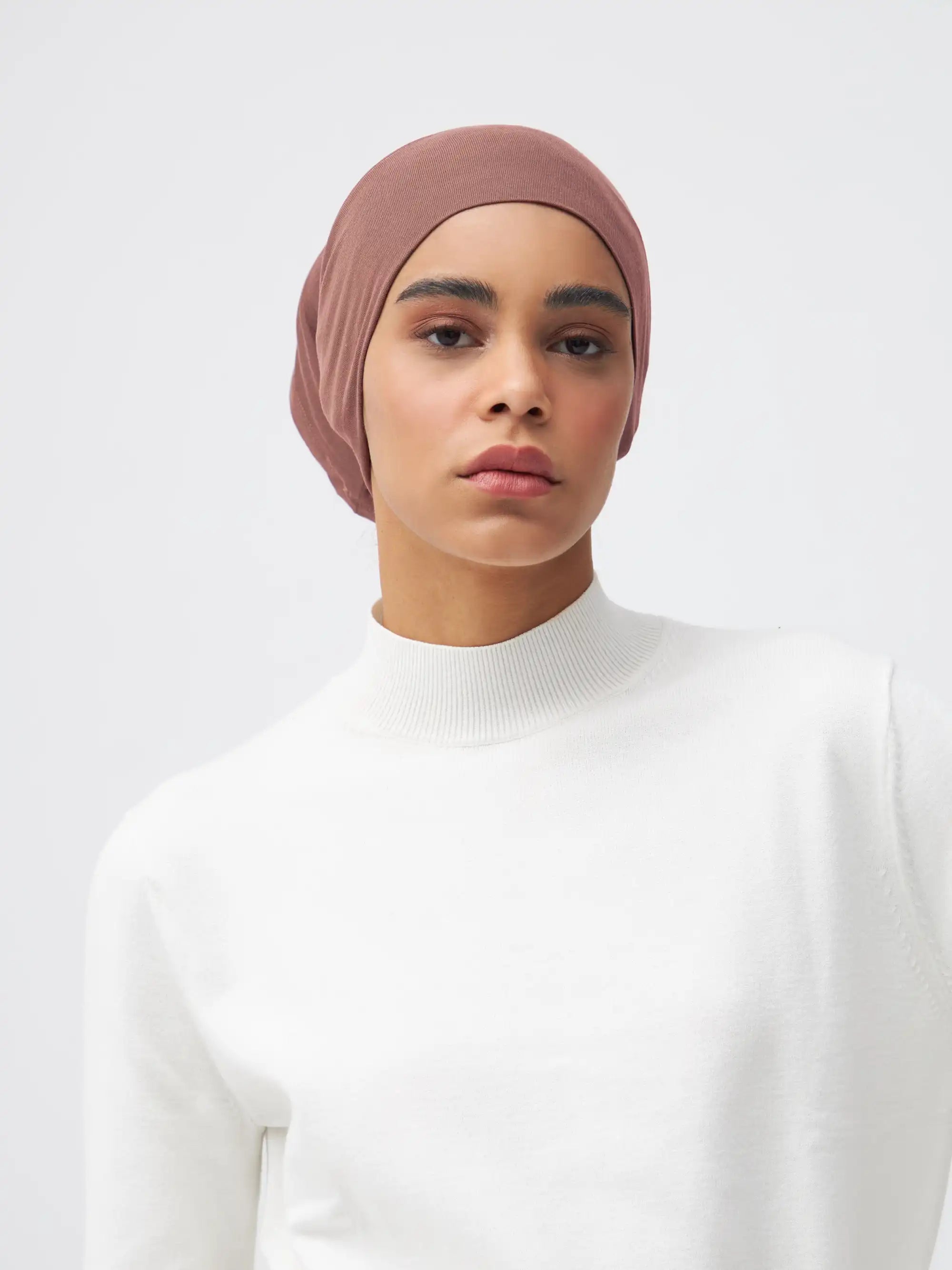 Tube Underscarf - Dusty Rose