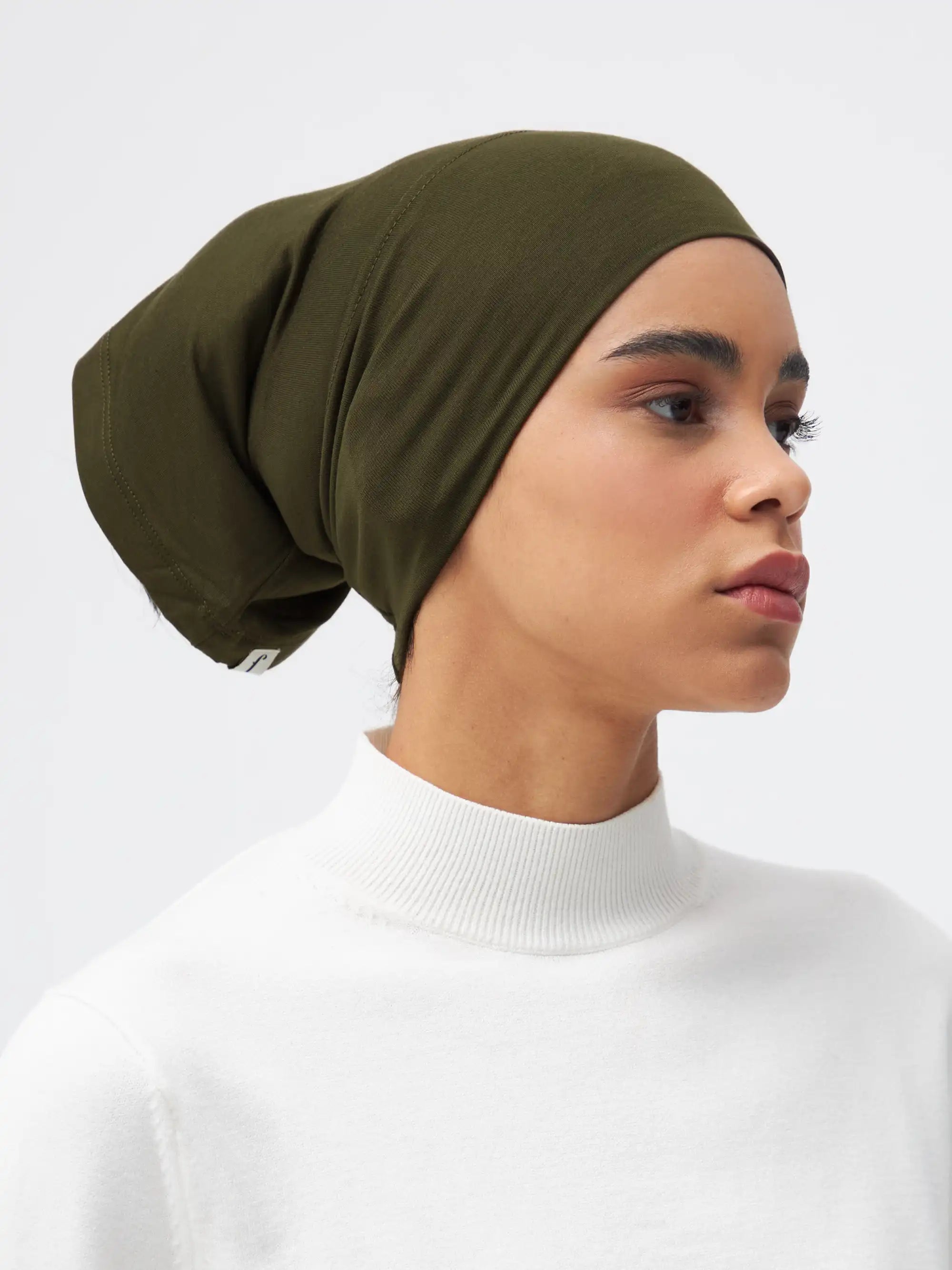 Tube Underscarf - Dark Olive