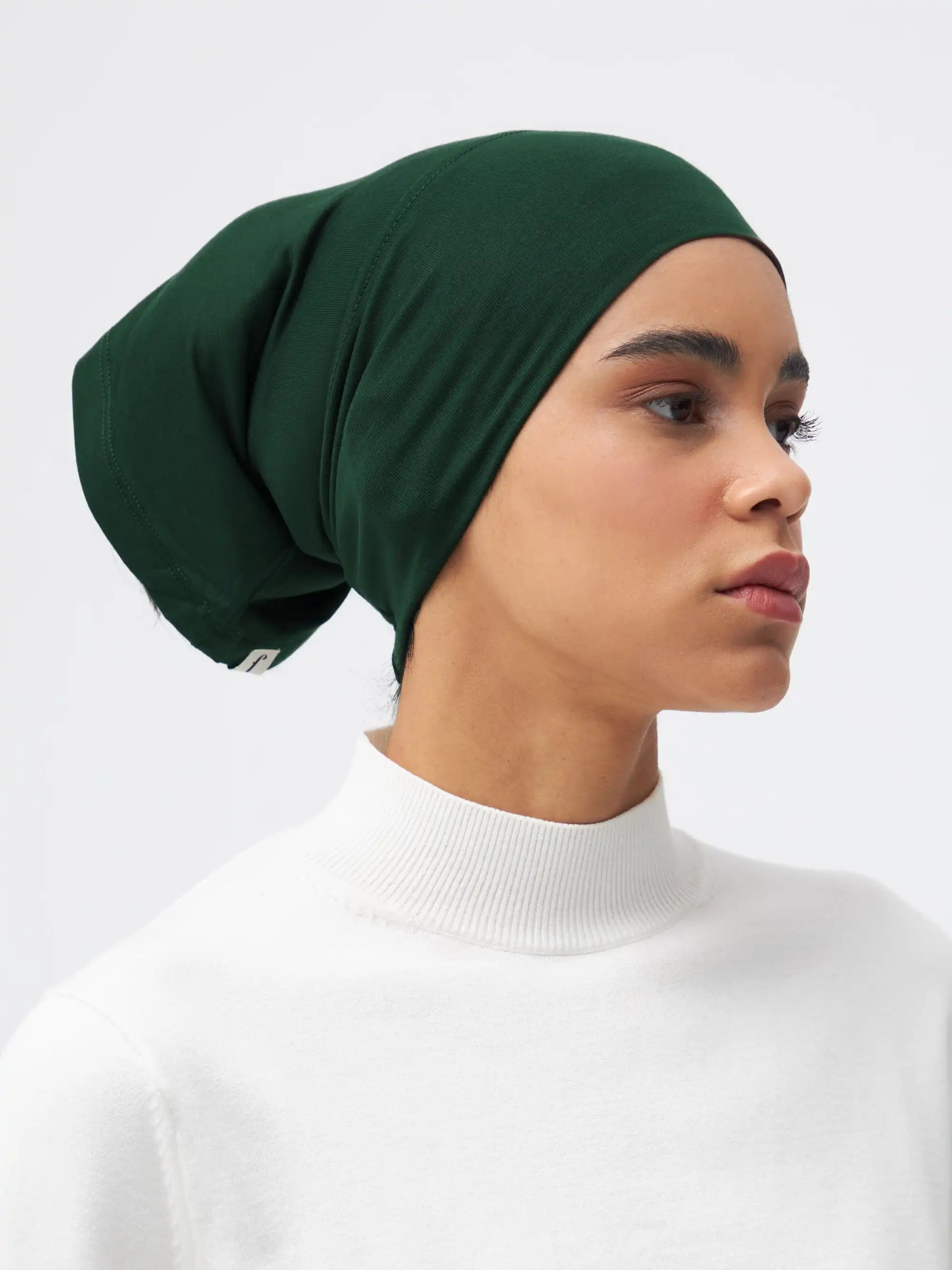 Tube Underscarf - Pine Green