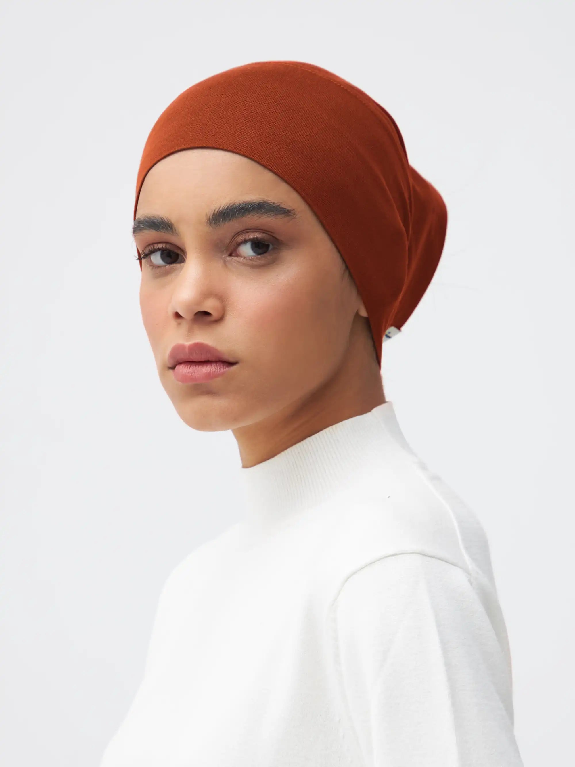 Tube Underscarf - Burnt Orange