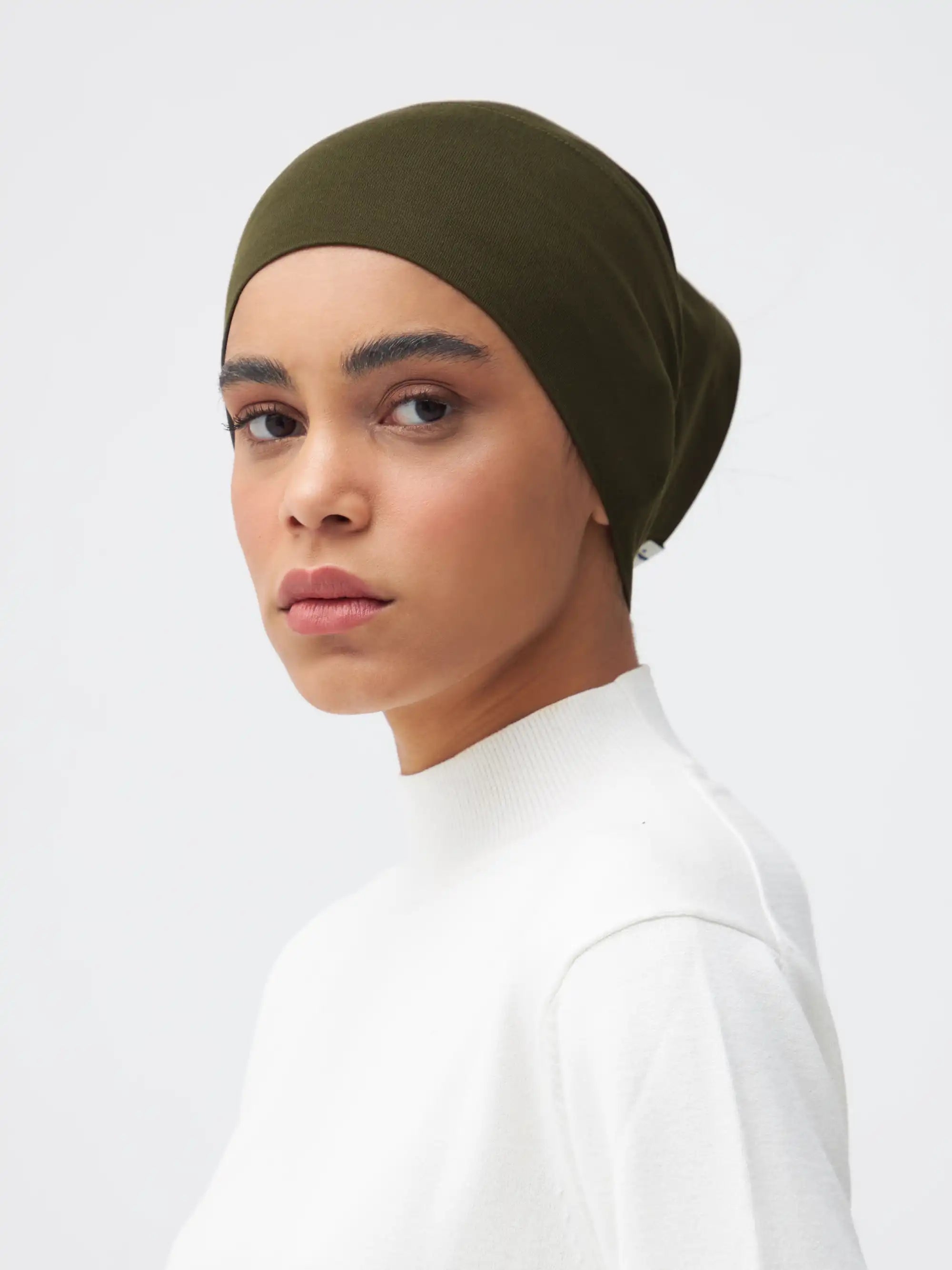 Tube Underscarf - Dark Olive