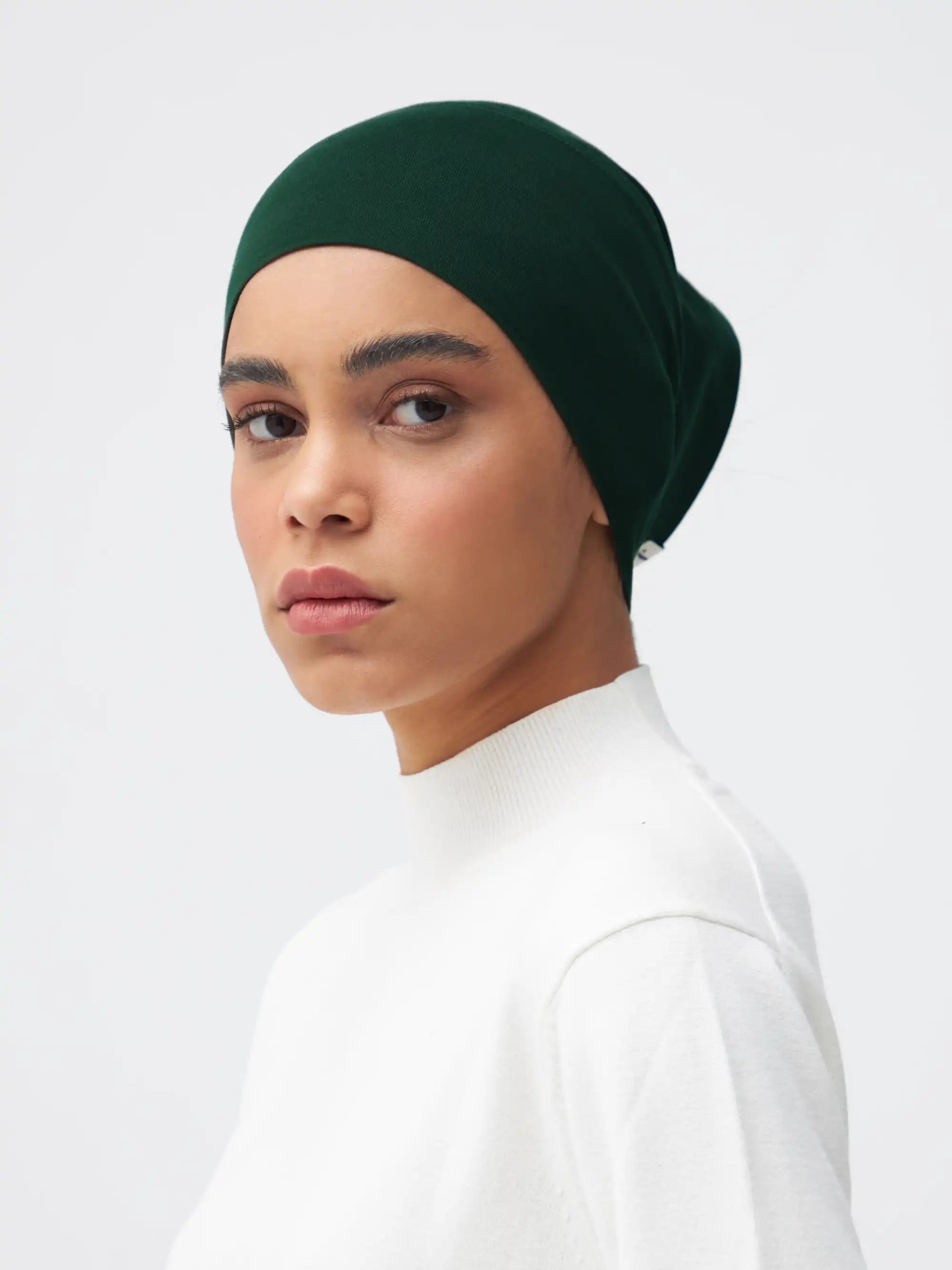 Tube Underscarf - Pine Green