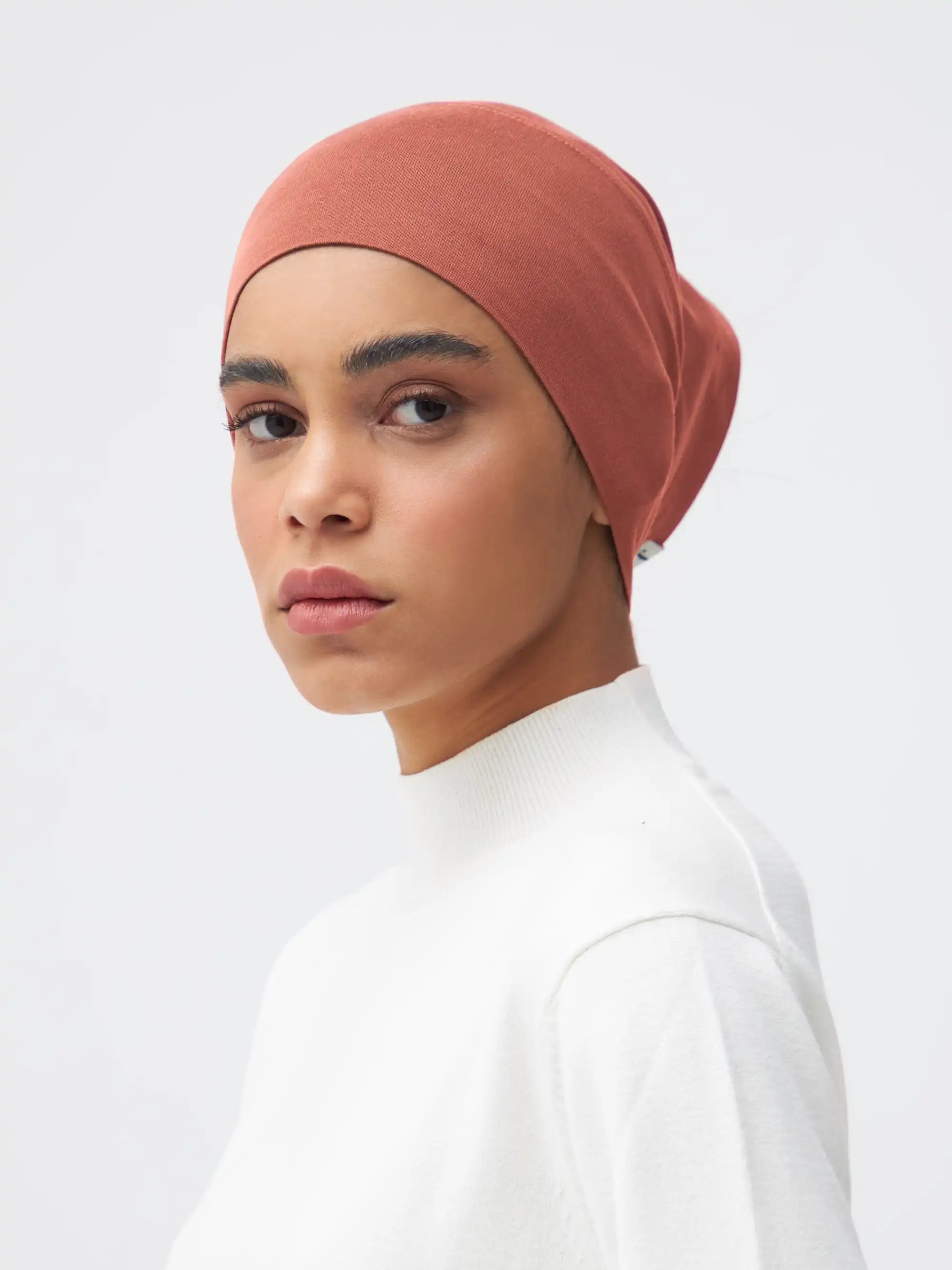 Tube Underscarf - Terracotta