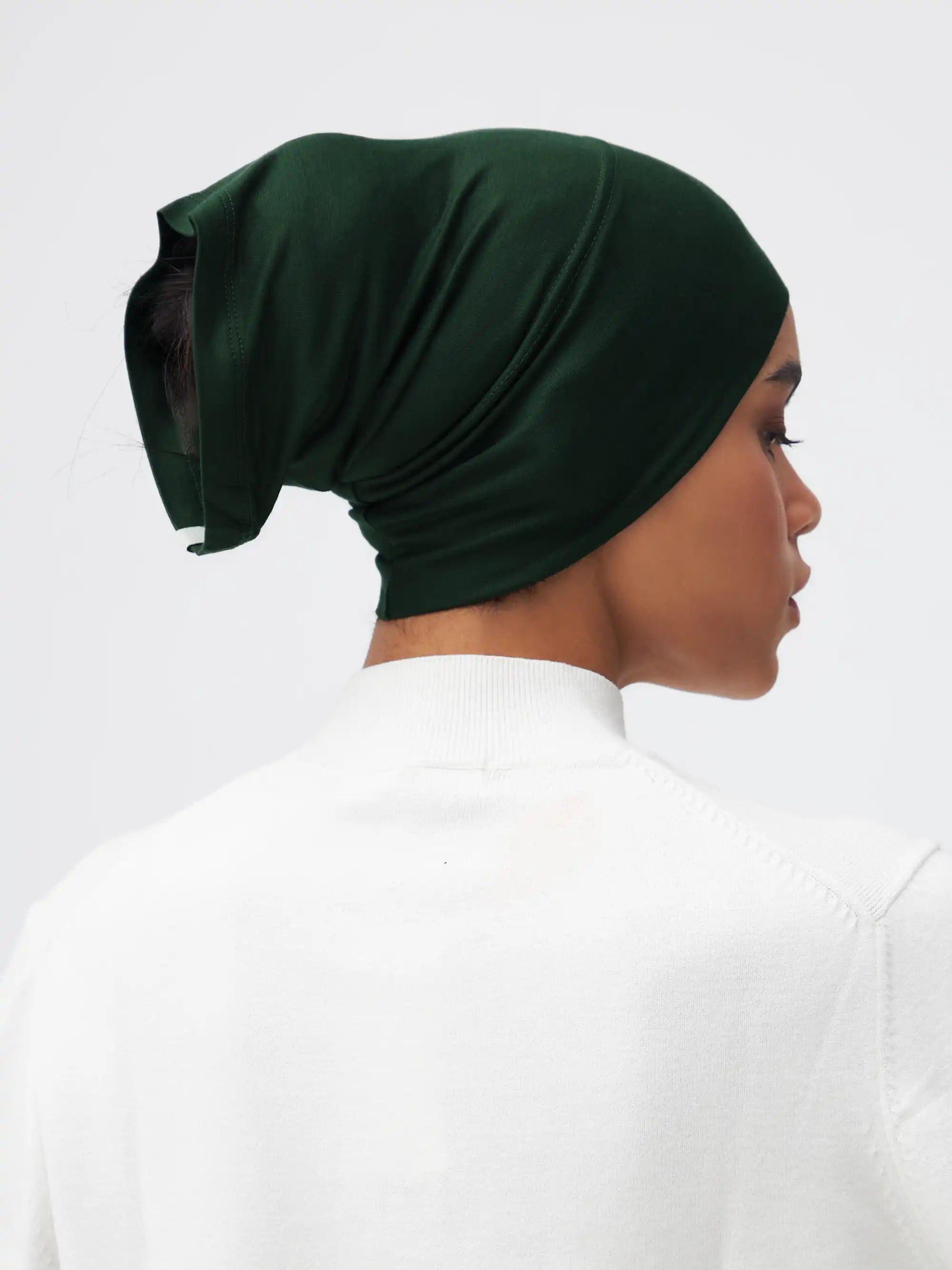 Tube Underscarf - Pine Green