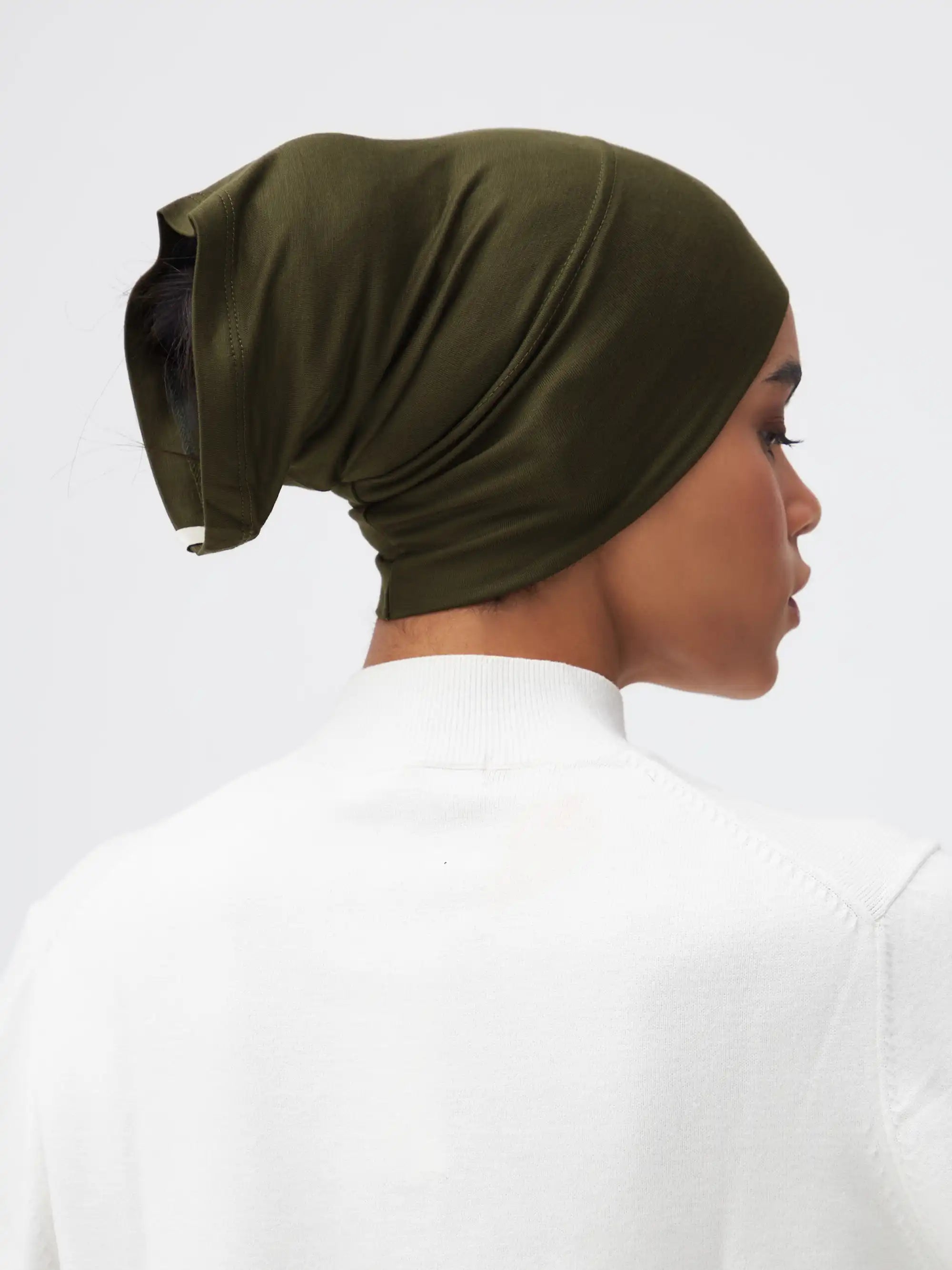 Tube Underscarf - Dark Olive