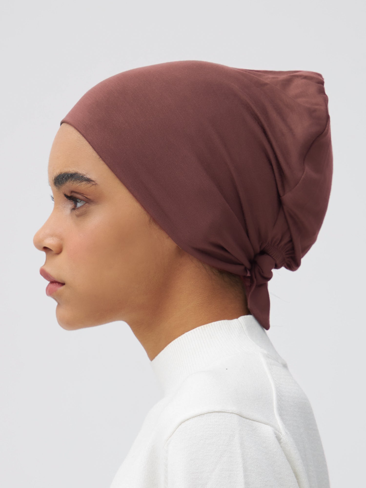 Tie Back Underscarf - Cappucino