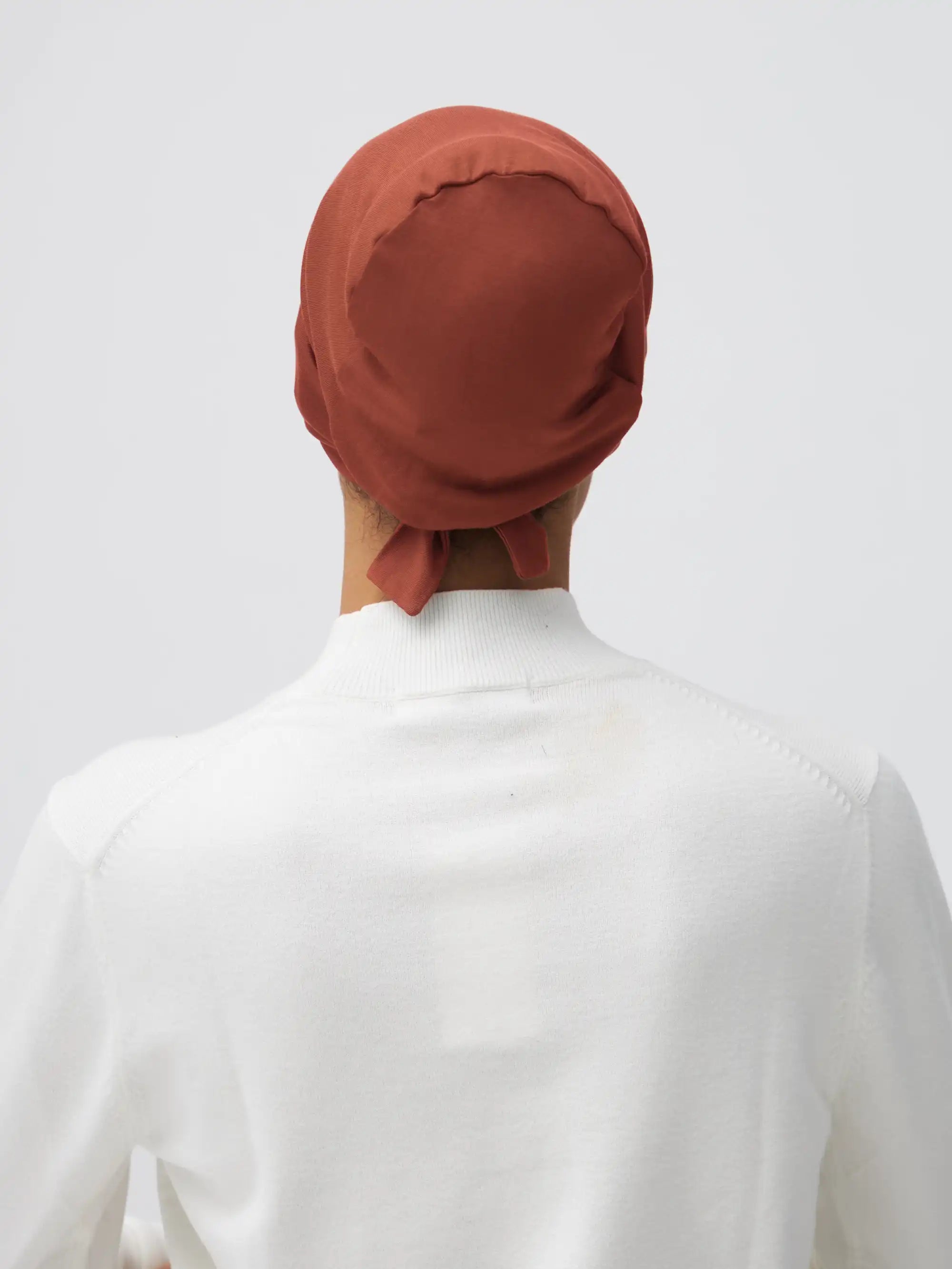 Tie Back Underscarf - Redwood
