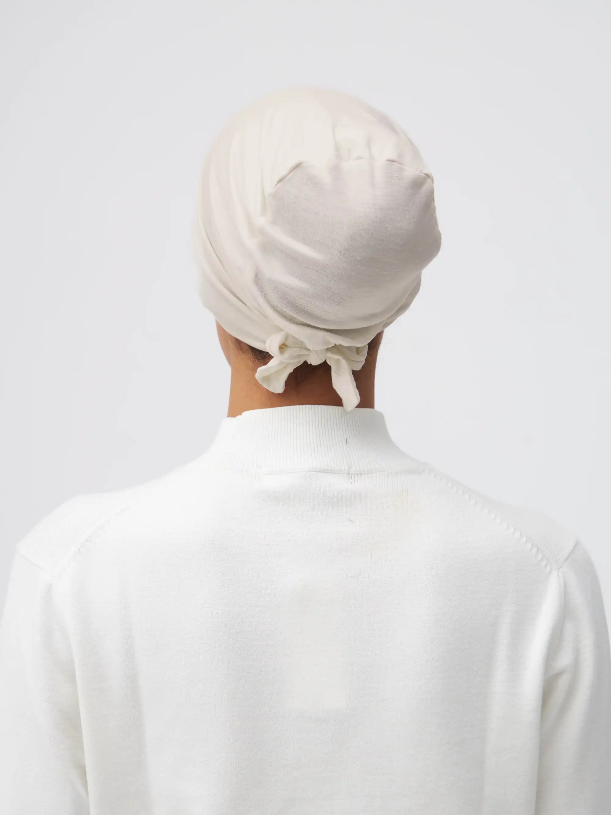 Tie Back Underscarf - Off White