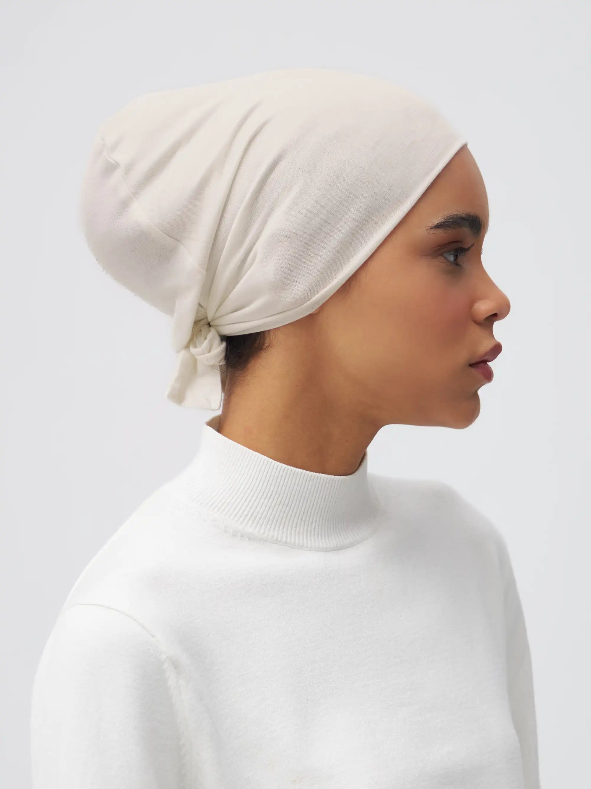 Tie Back Underscarf - Off White