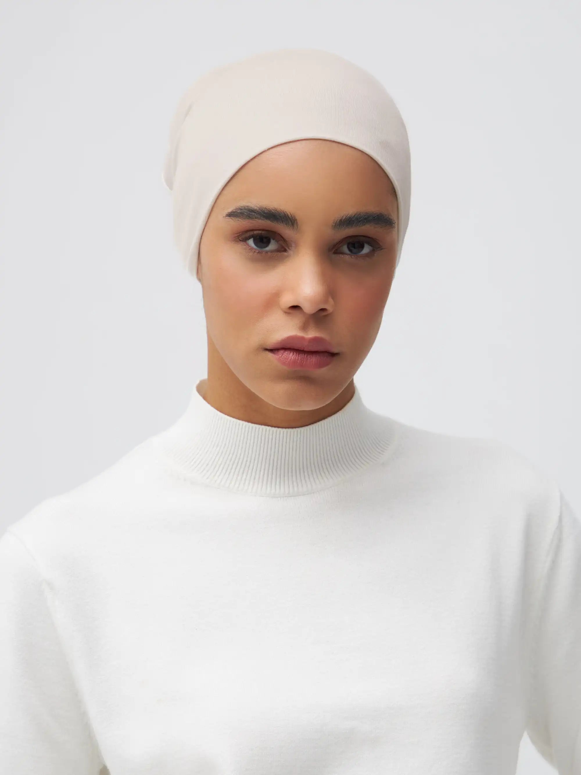 Tie Back Underscarf - Off White