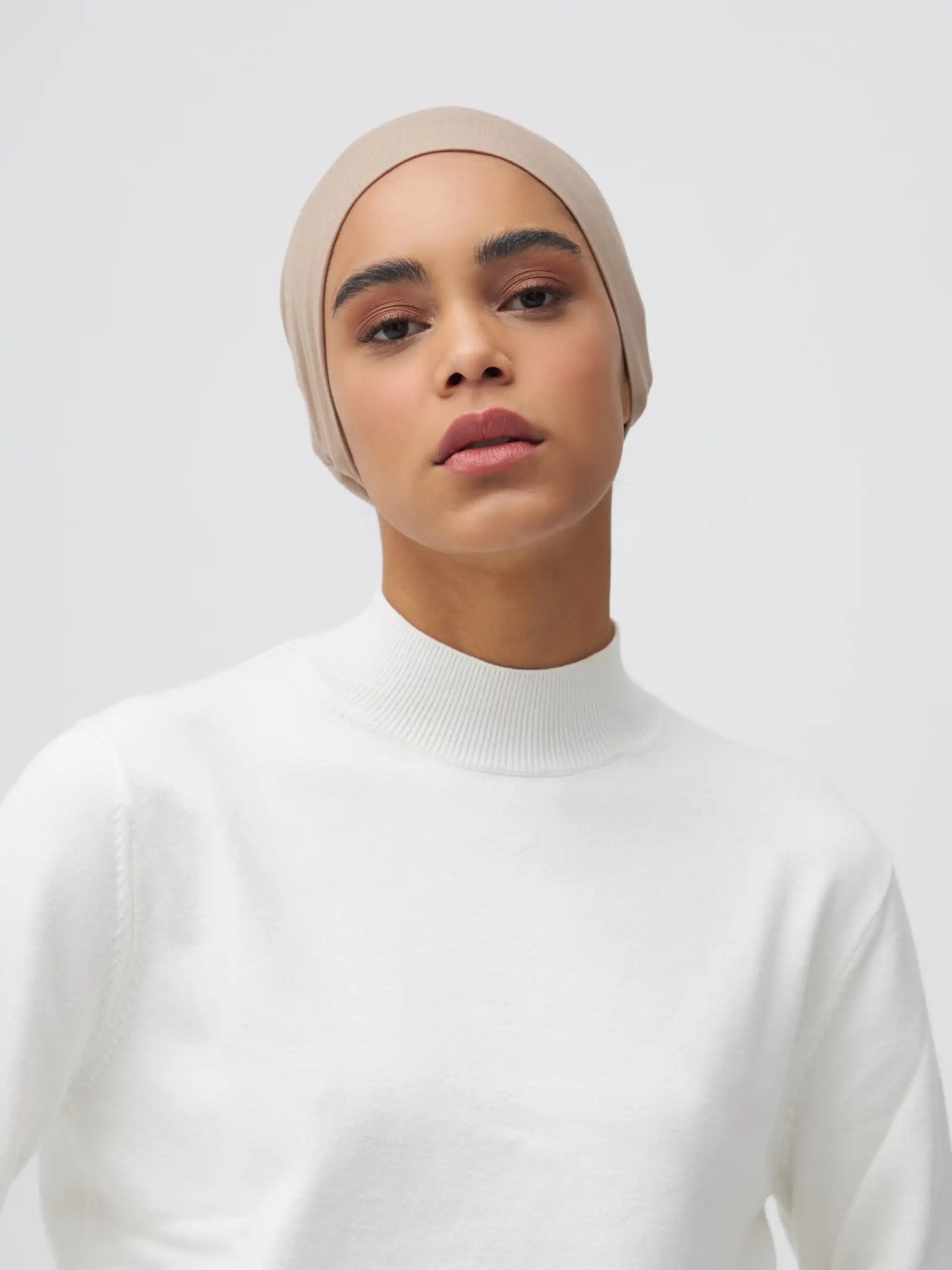 Tie Back Underscarf - Warm Sand