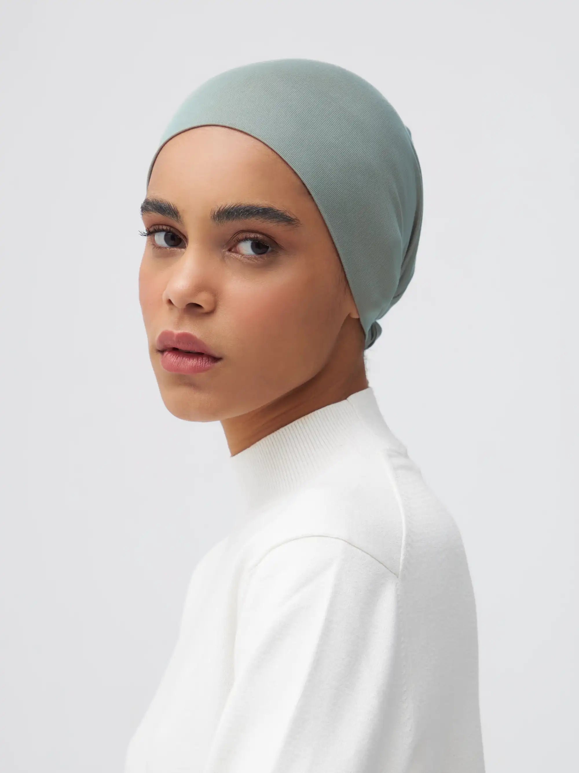Tie Back Underscarf - Mint