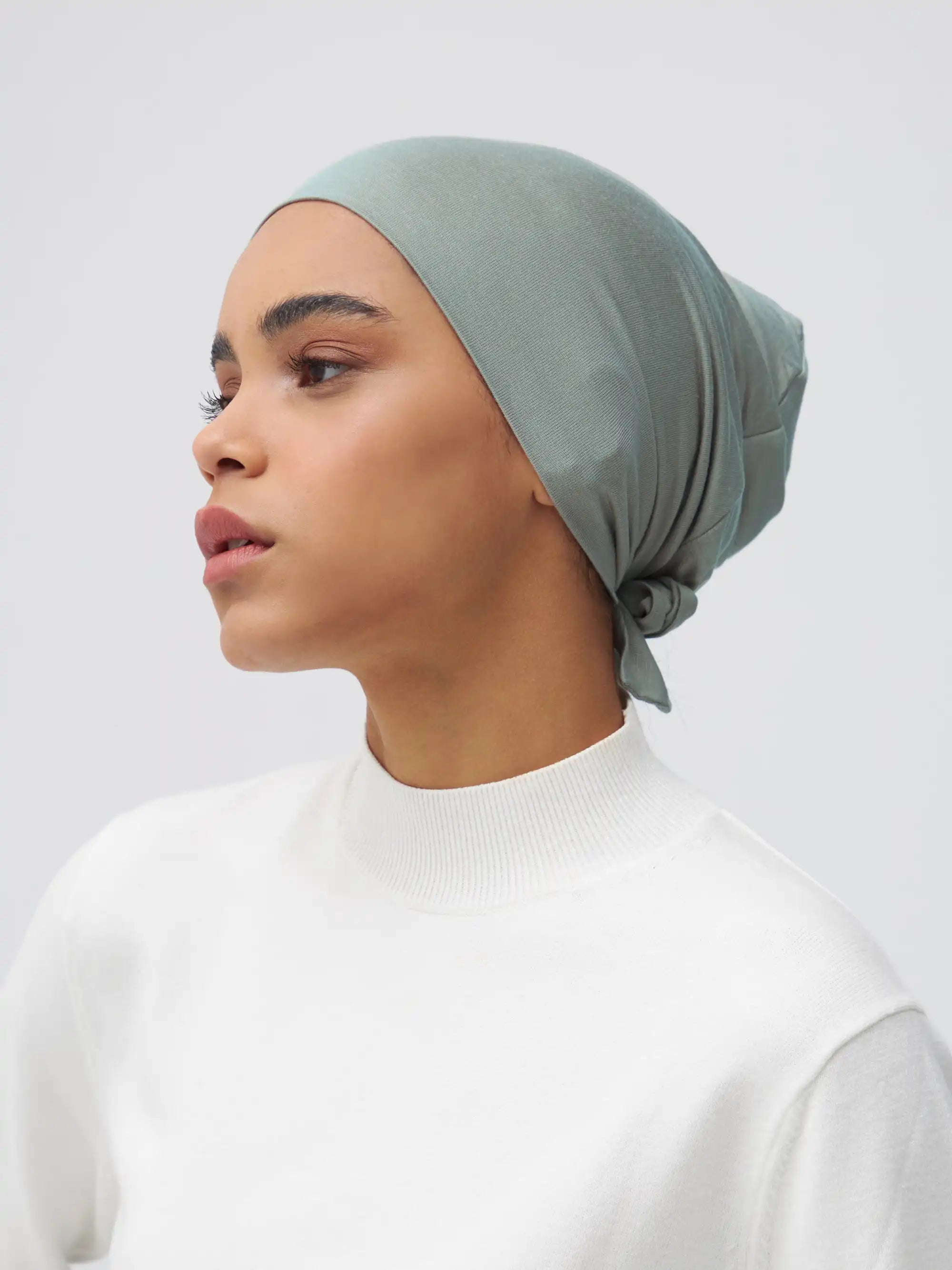 Tie Back Underscarf - Mint