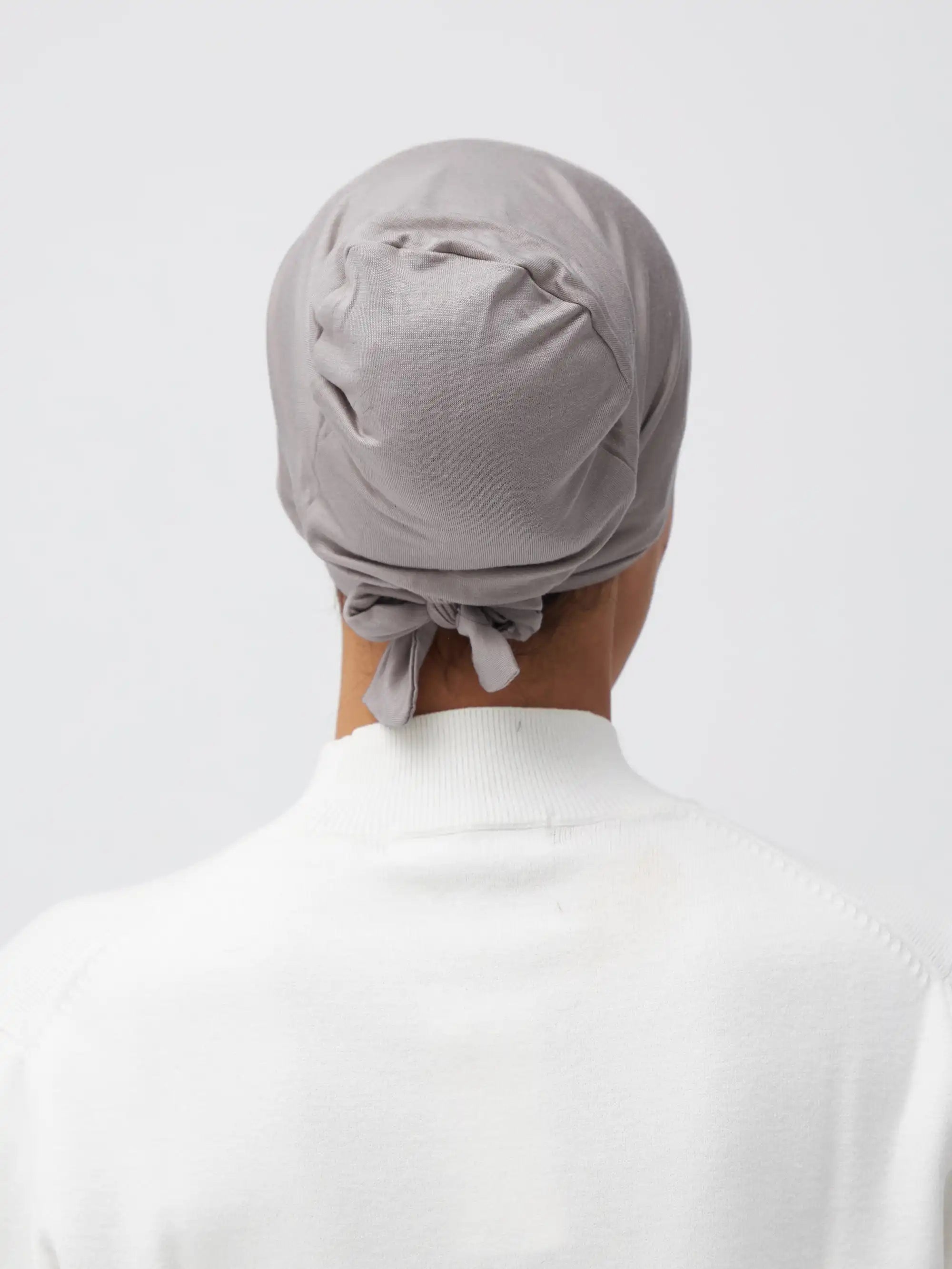 Tie Back Underscarf - Silver