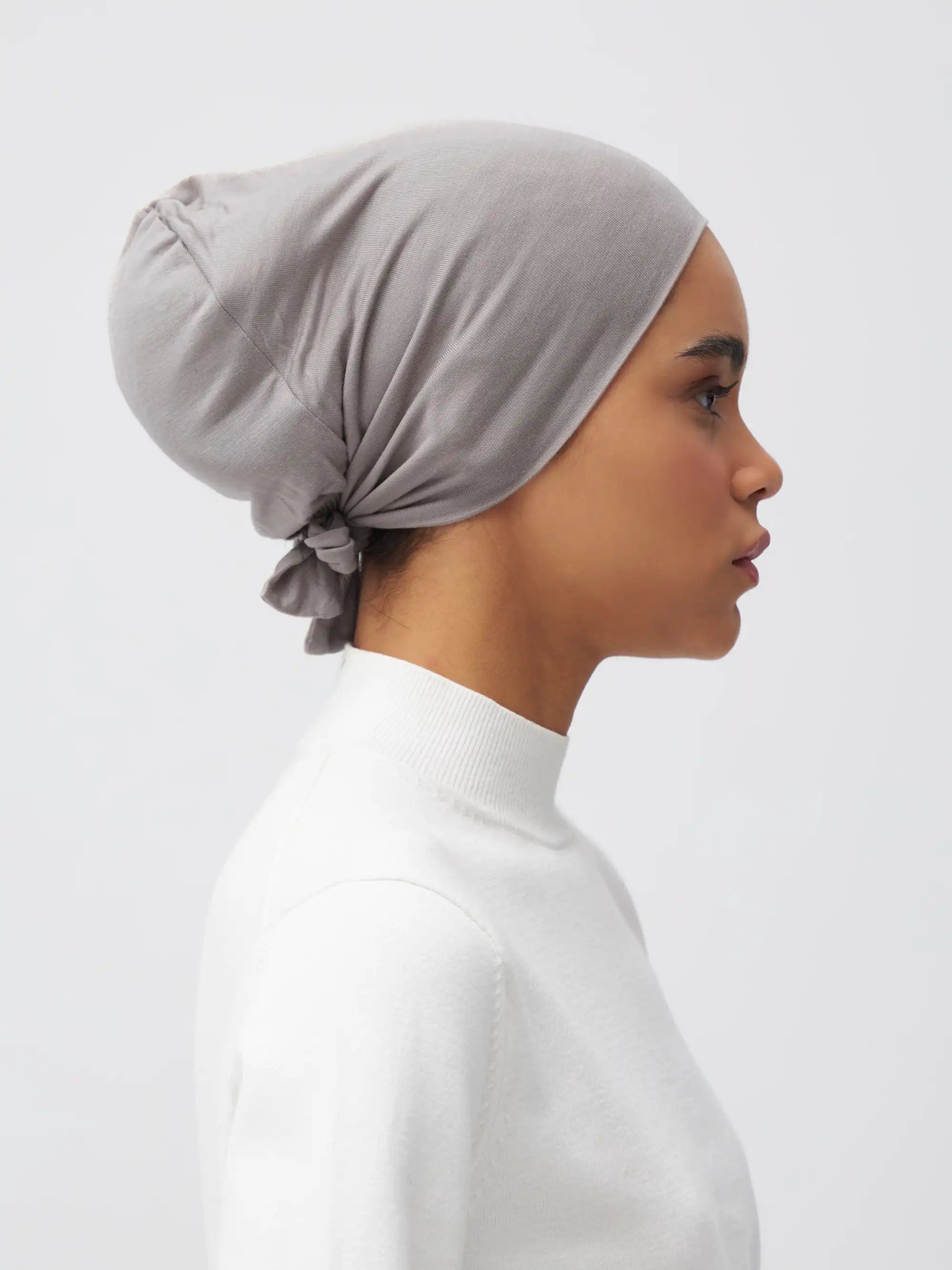 Tie Back Underscarf - Silver