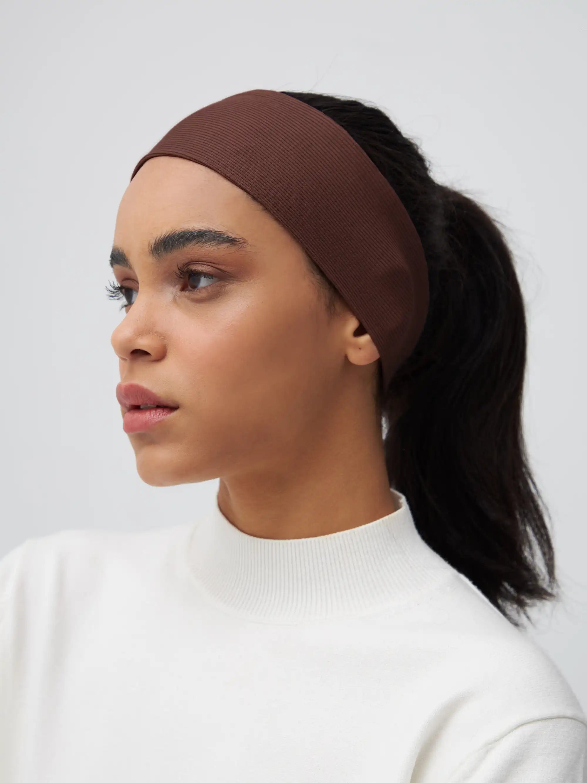 Bandana Ribbed - Mocha