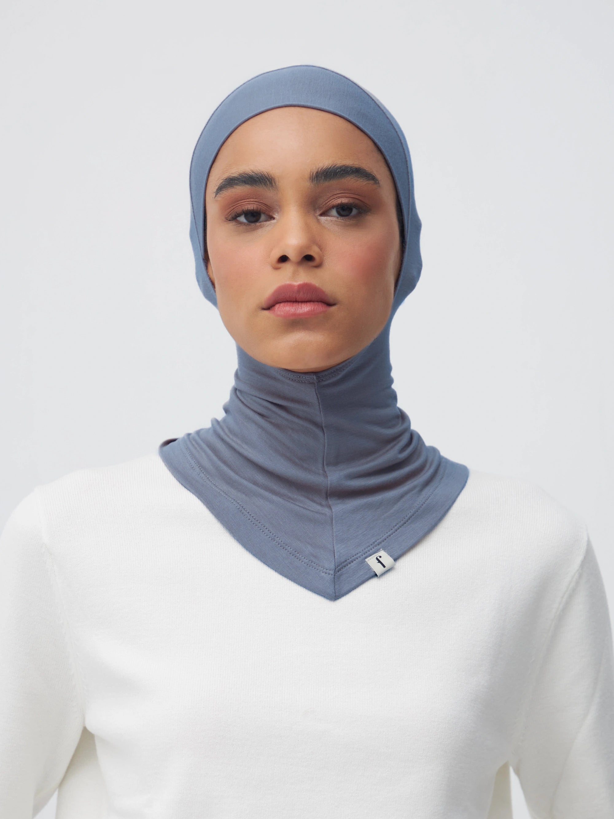 Full Cover Underscarf - Light Denim