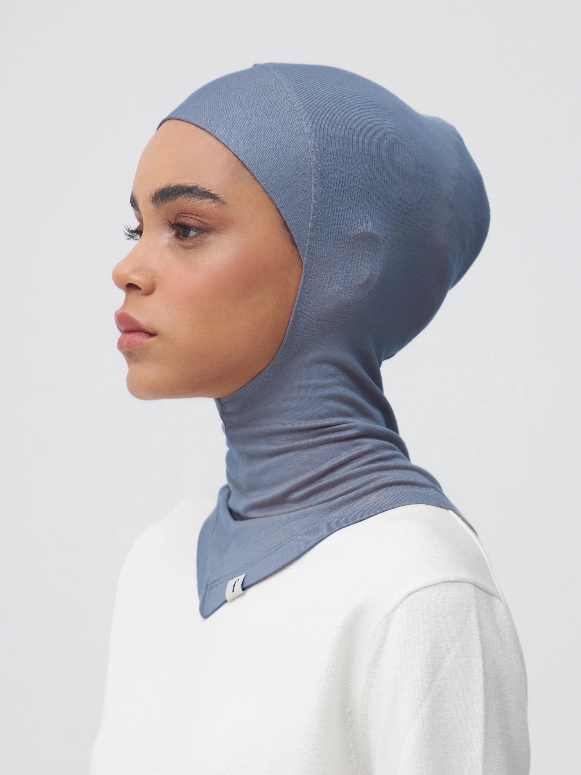 Full Cover Underscarf - Light Denim