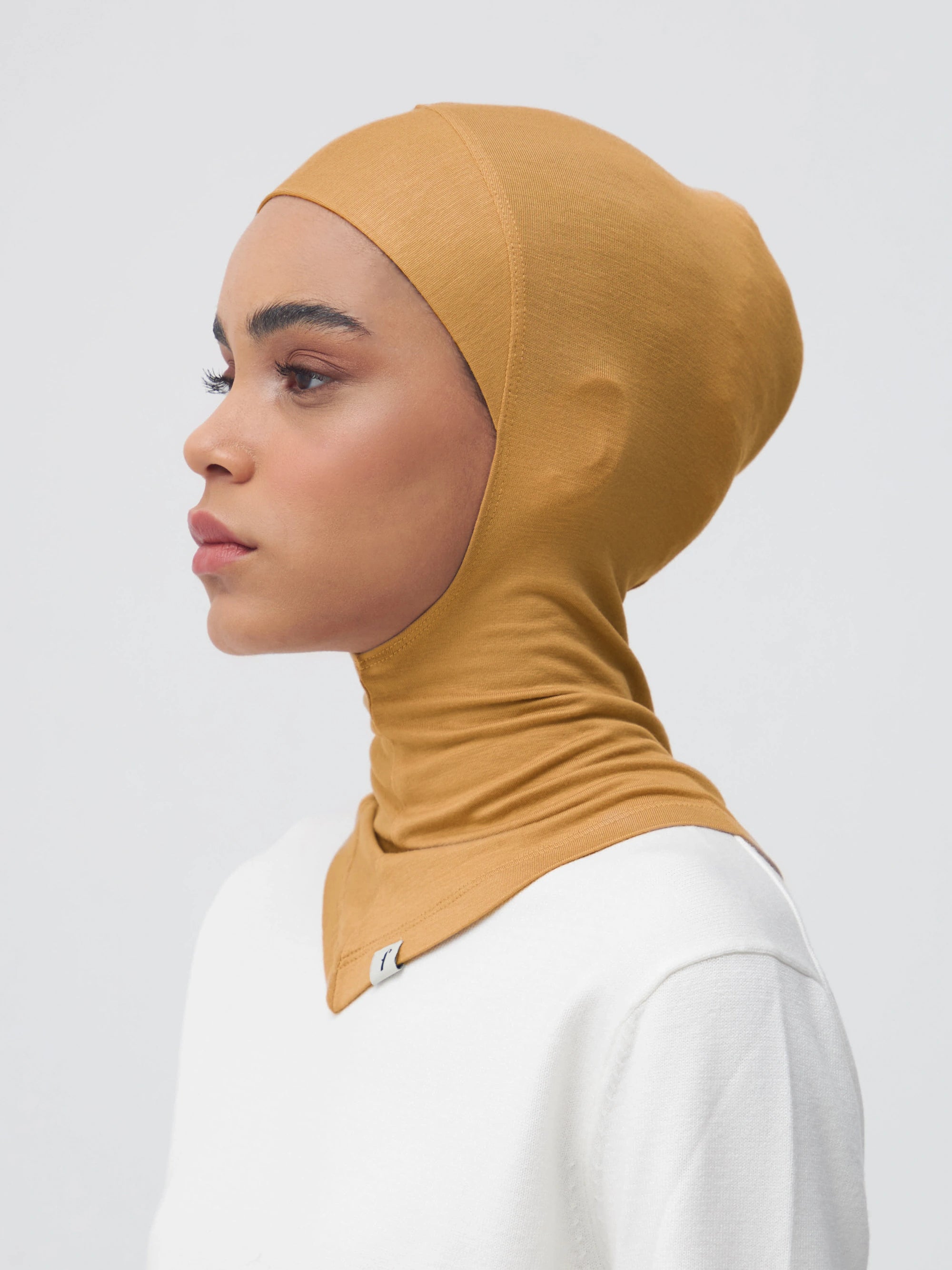 Full Cover Underscarf - Mustard Yellow