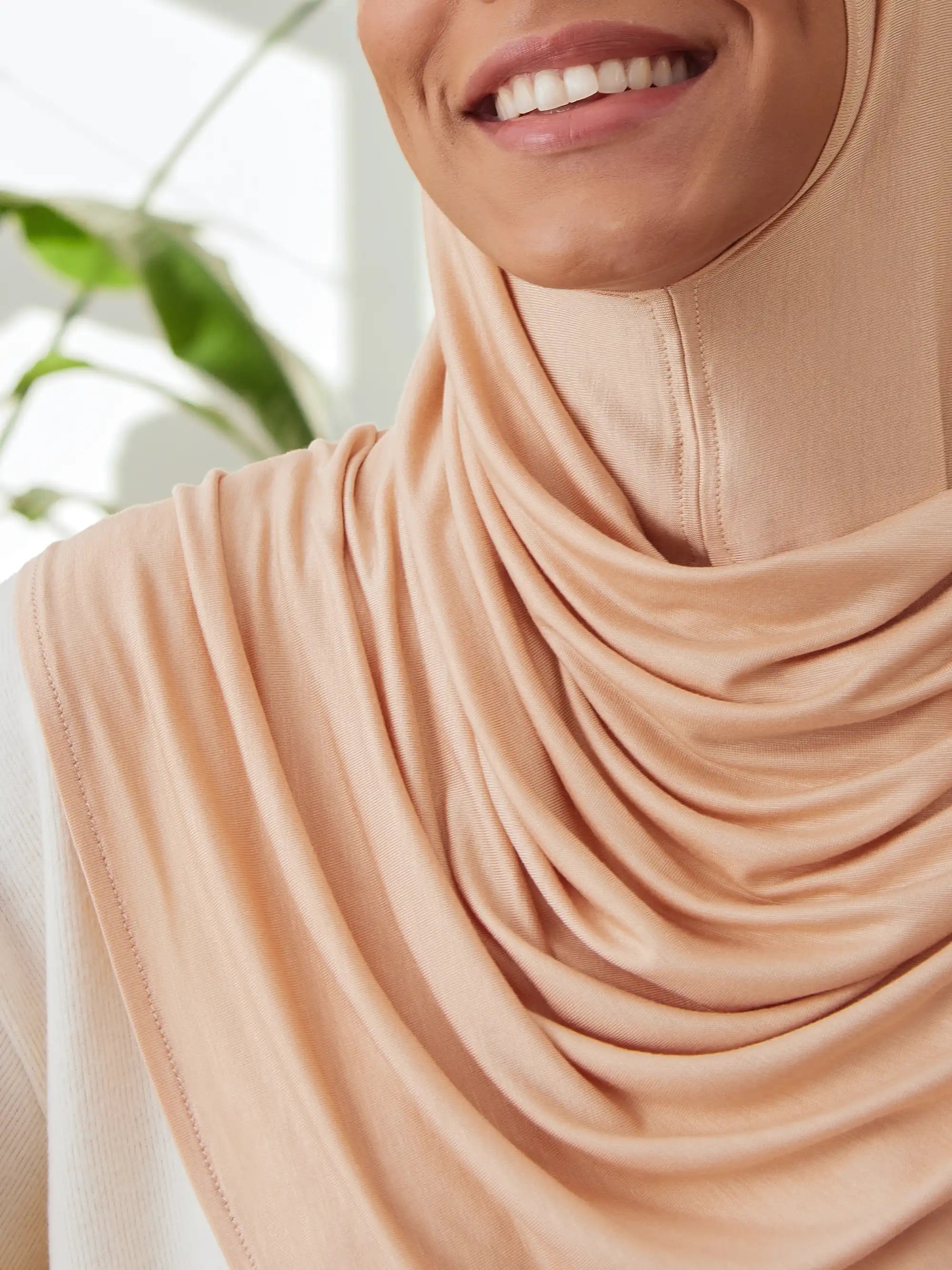 Instant Premium Jersey Hijabs - Beach Sand
