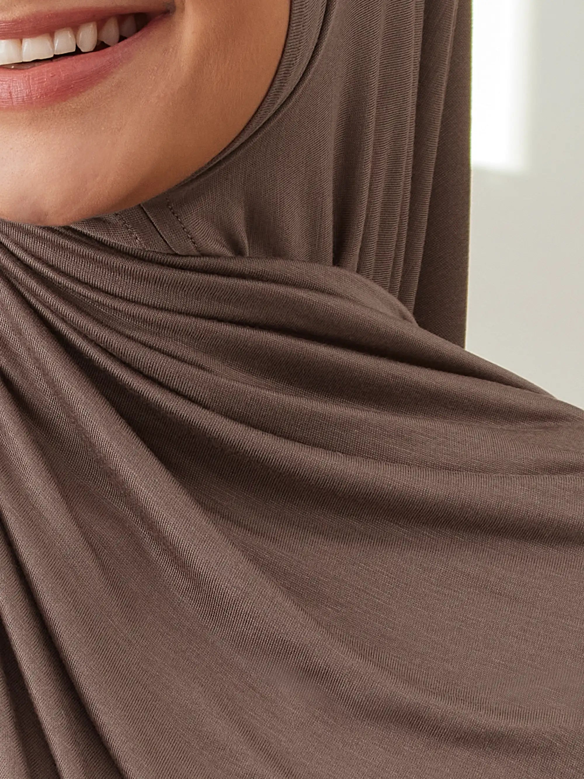 Instant Premium Jersey Hijabs - Desert Taupe