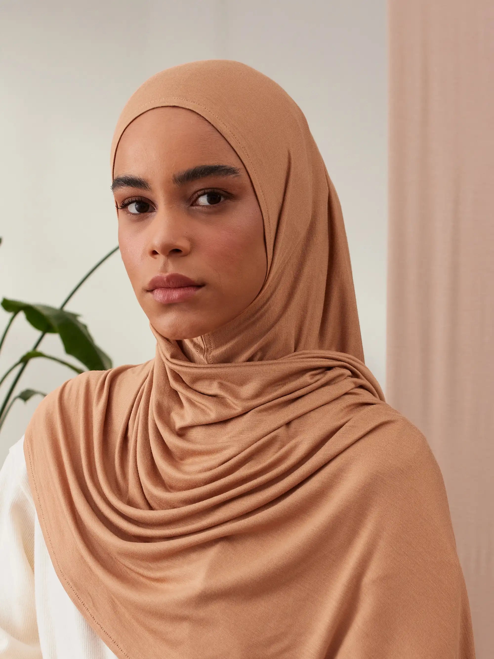 Small Instant Premium Jersey Hijabs - Lion