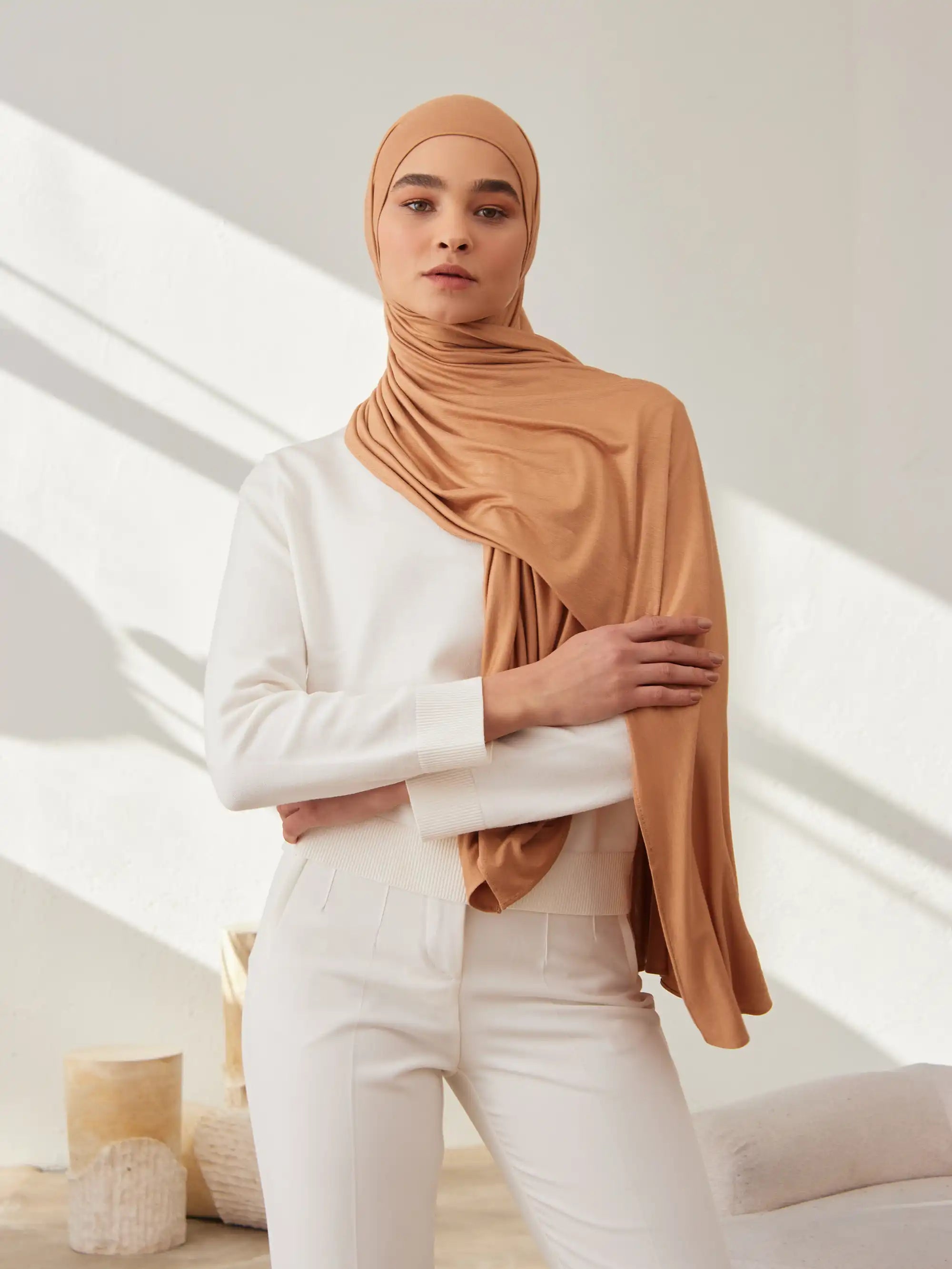 Small Premium Jersey Hijab - Lion