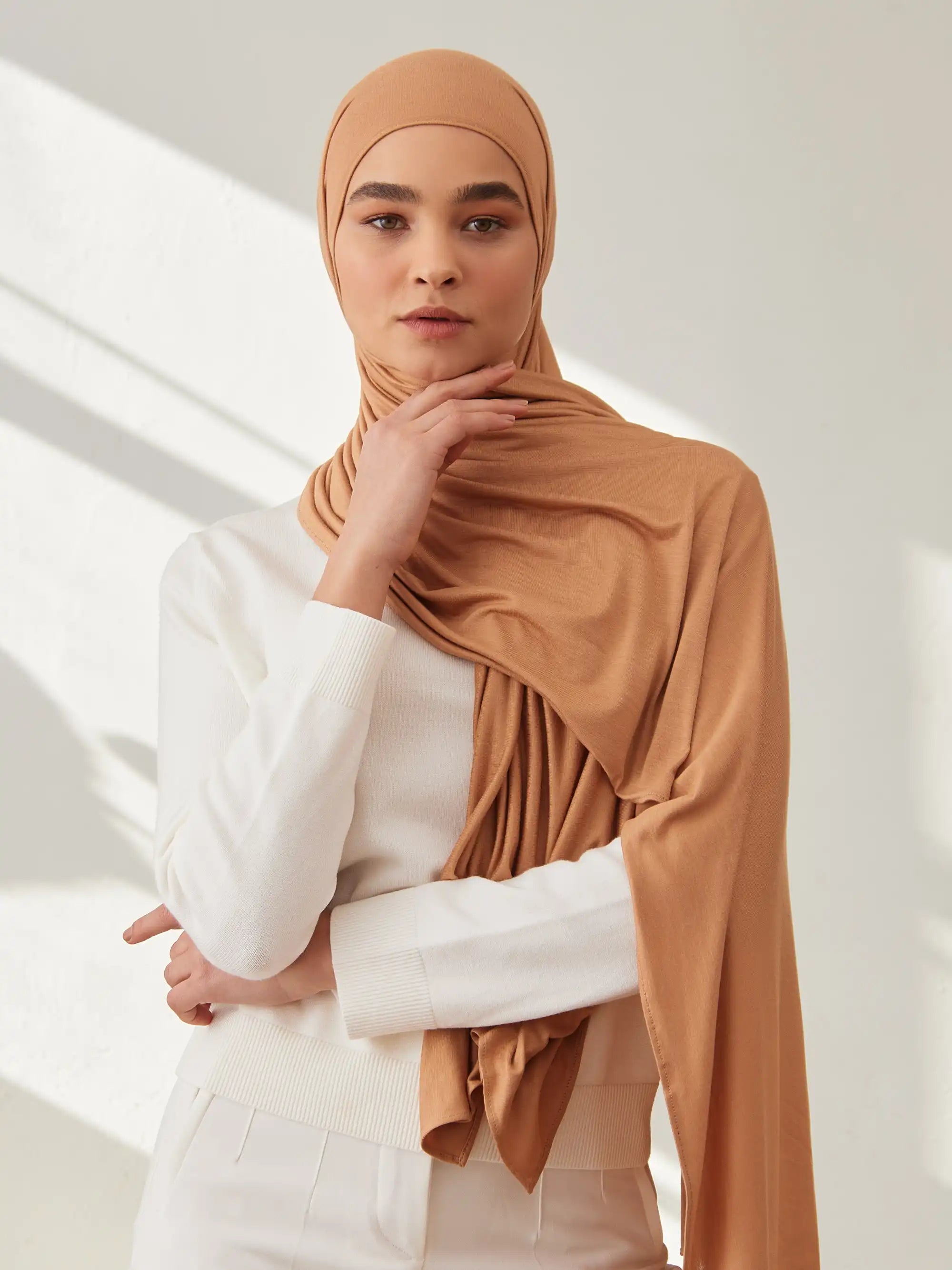 Small Premium Jersey Hijab - Lion