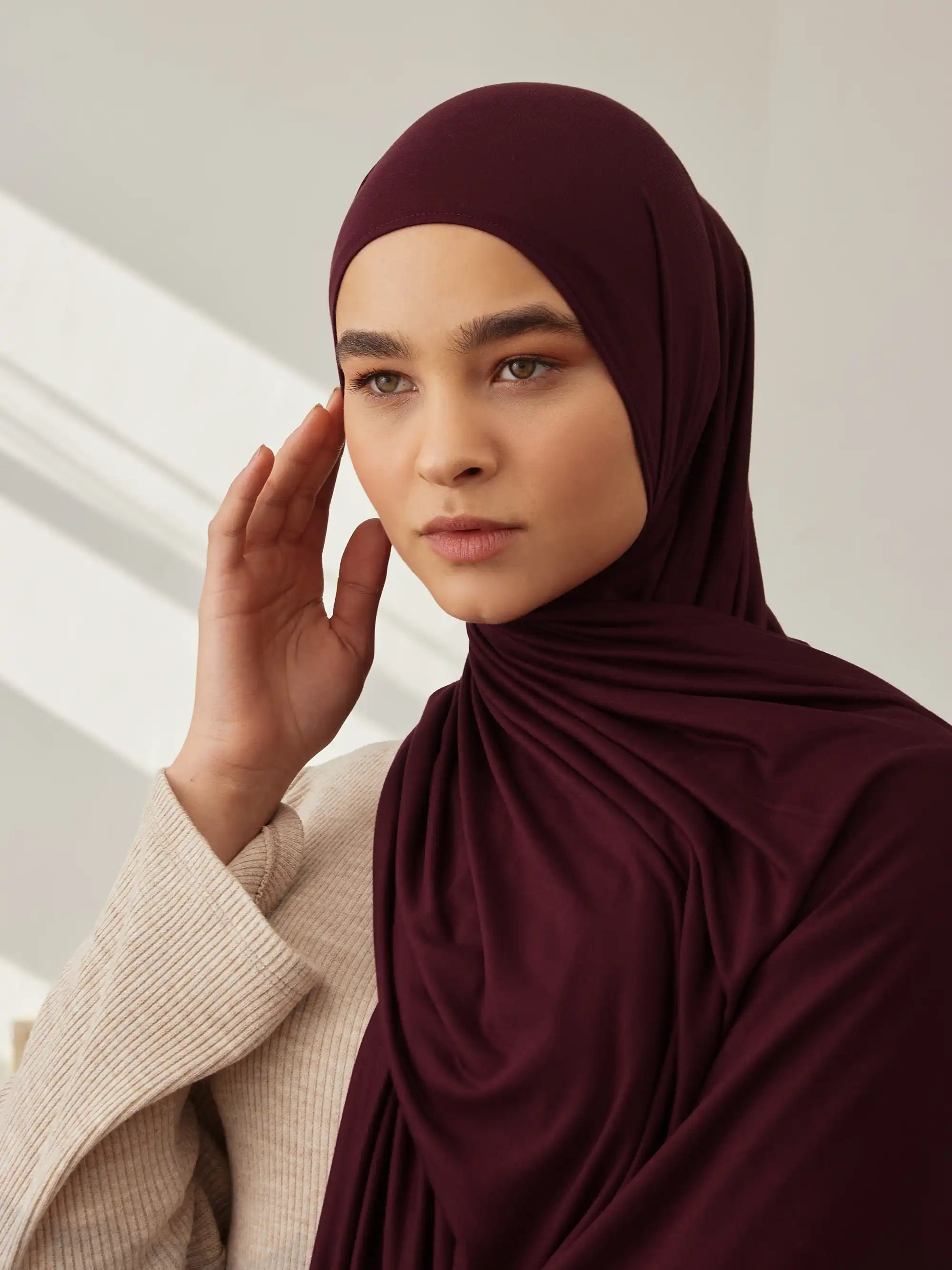 Small Premium Jersey Hijab - Port Royale