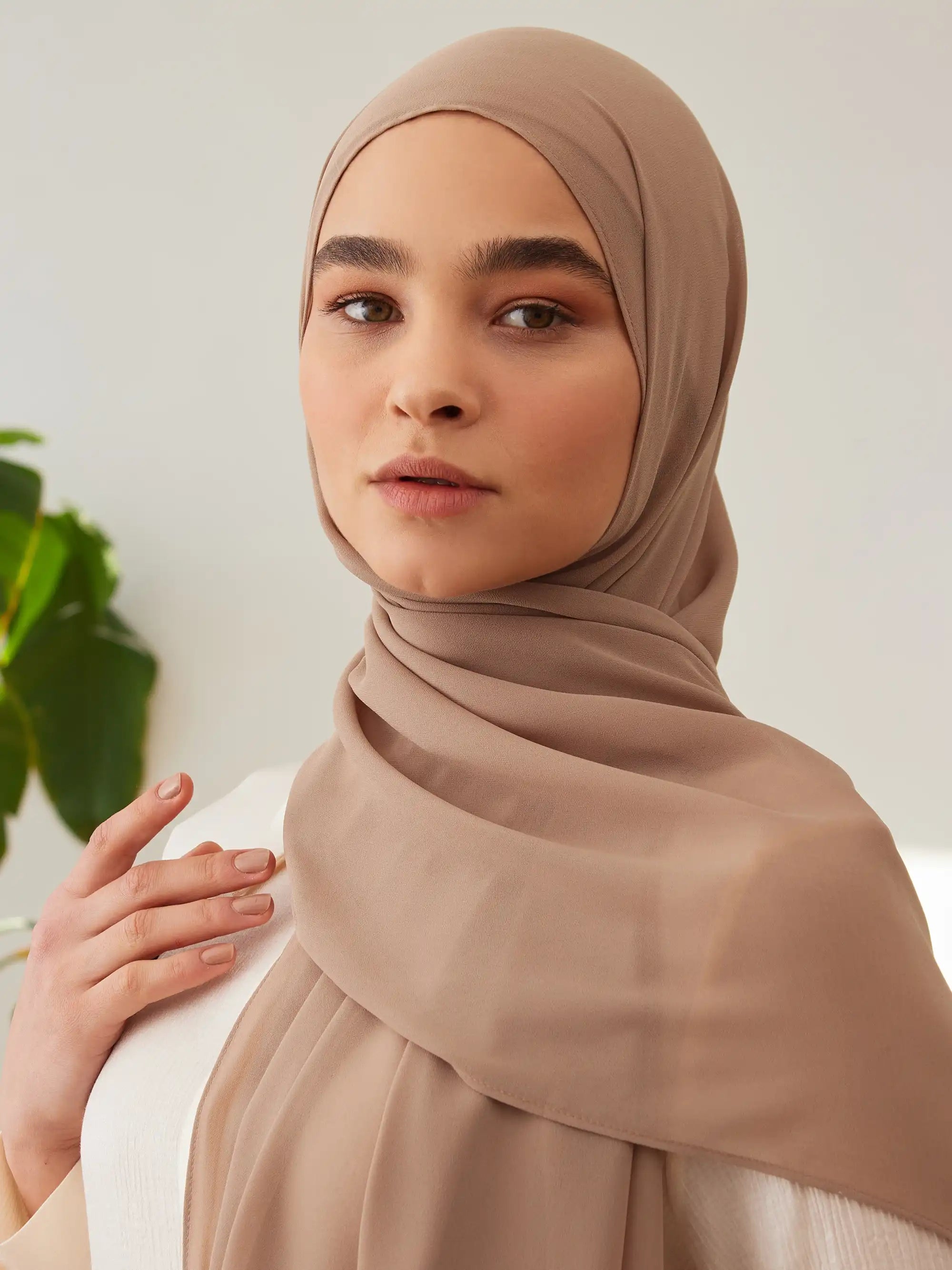 Luxury Chiffon Hijab - Desert